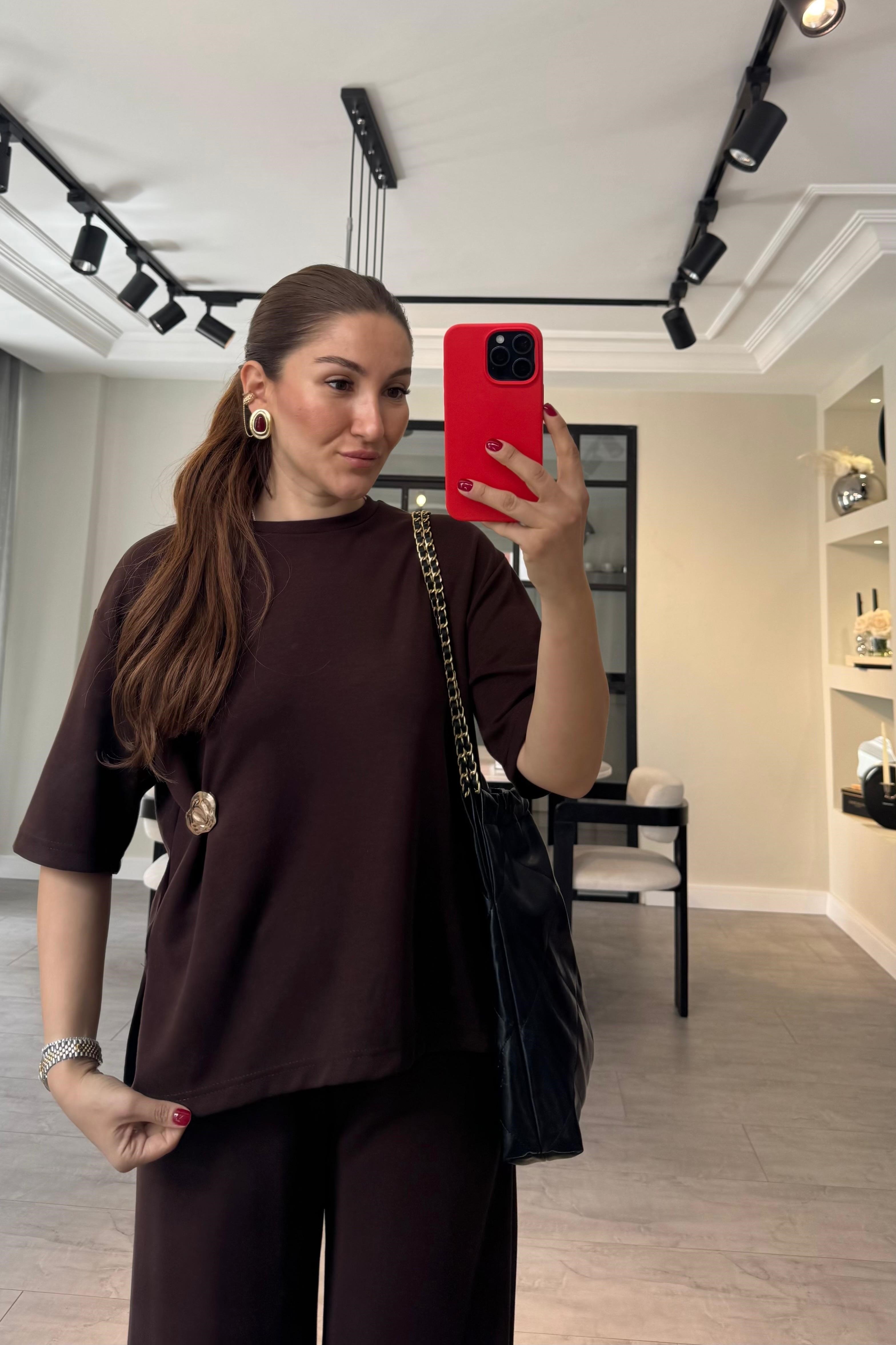 GOLD BROŞLU MODAL TAKIMI/7118