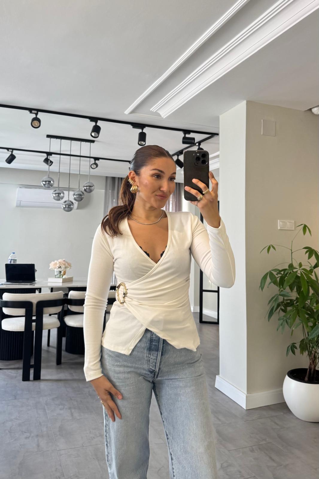 KRUVAZE GOLD TOKALI BLUZ/0781