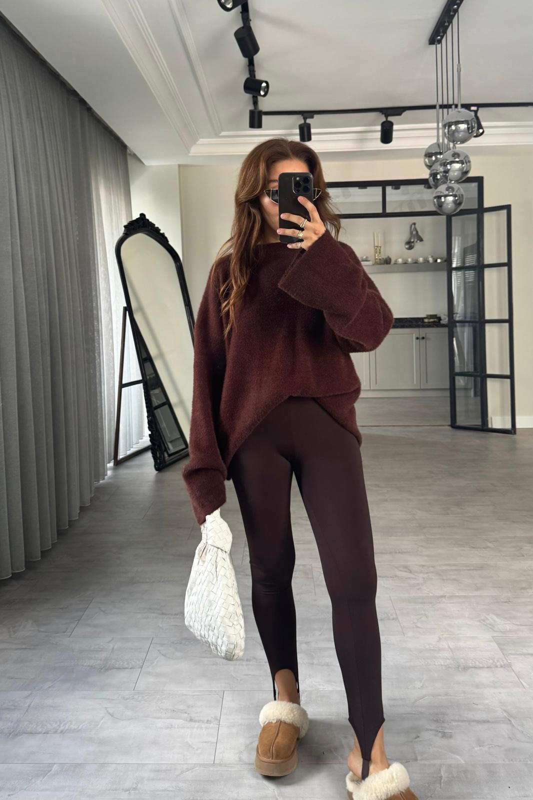 AYAK GEÇİRMELİ TOPARLAYICI TAYT/4700