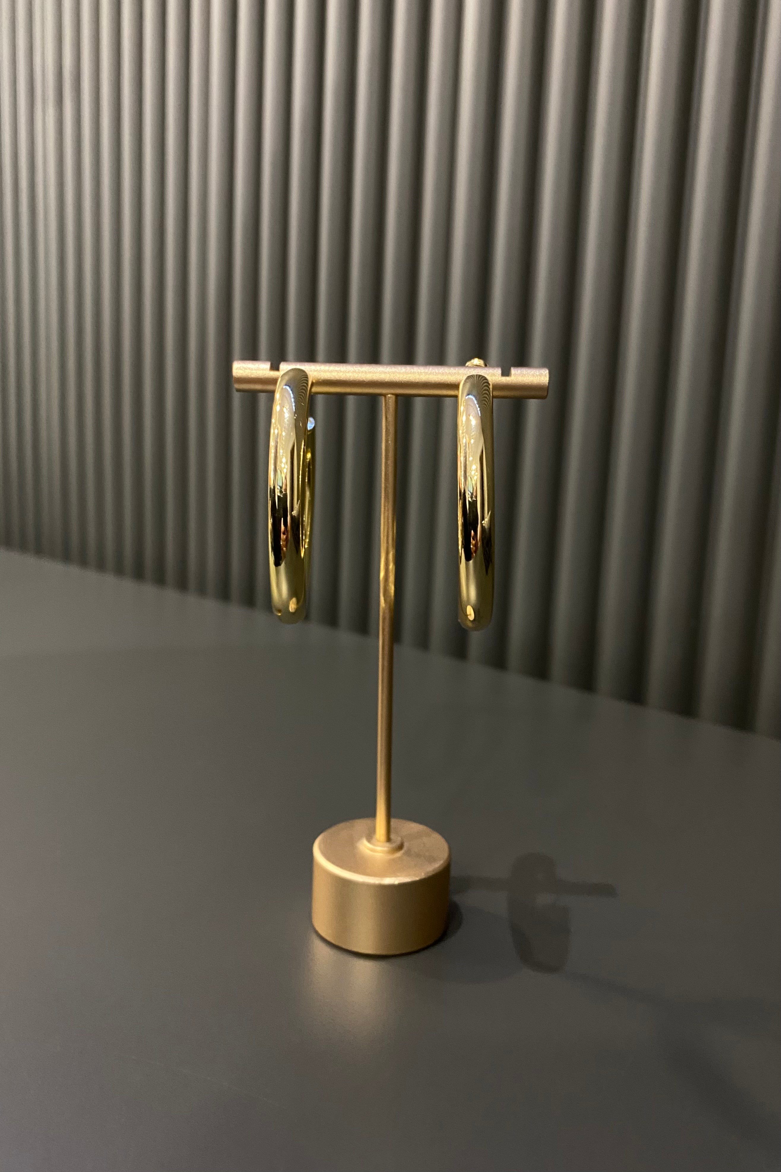 SİLİNDİR HALKA KÜPE 5CM