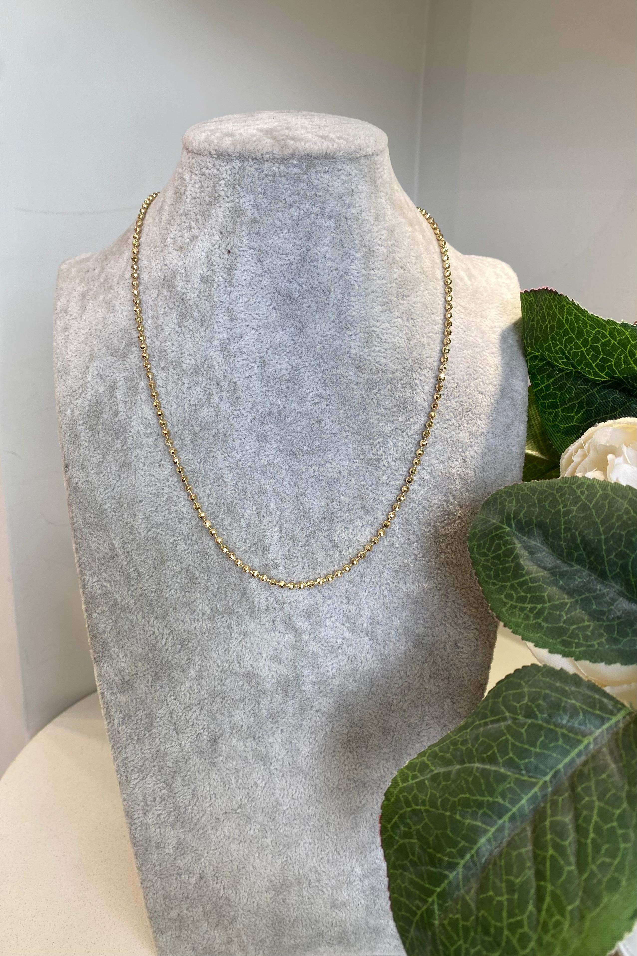 PARLAK MİNİK DORİKA KOLYE 45cm