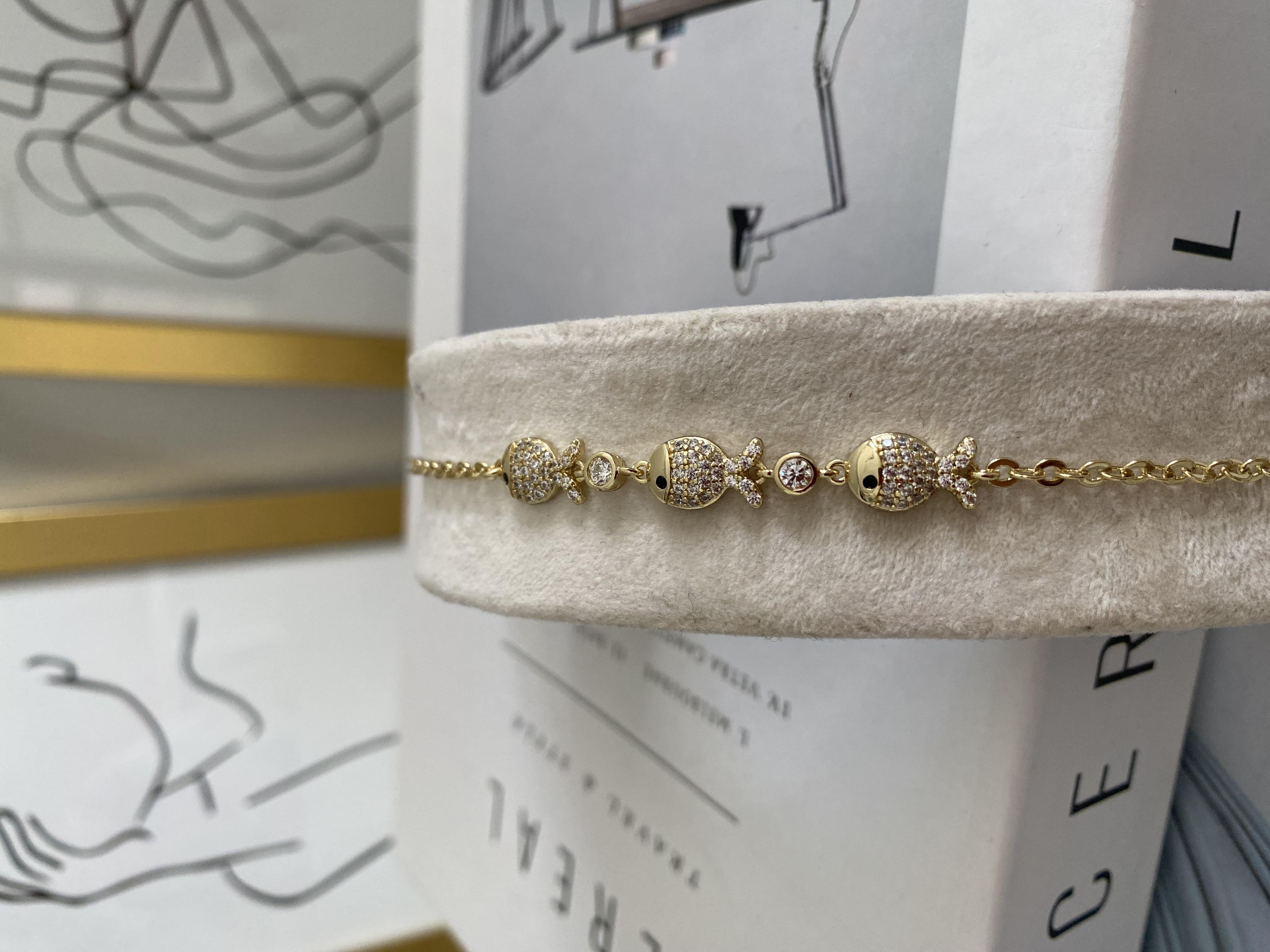 SIRA TAŞLI BALIK BİLEZİK