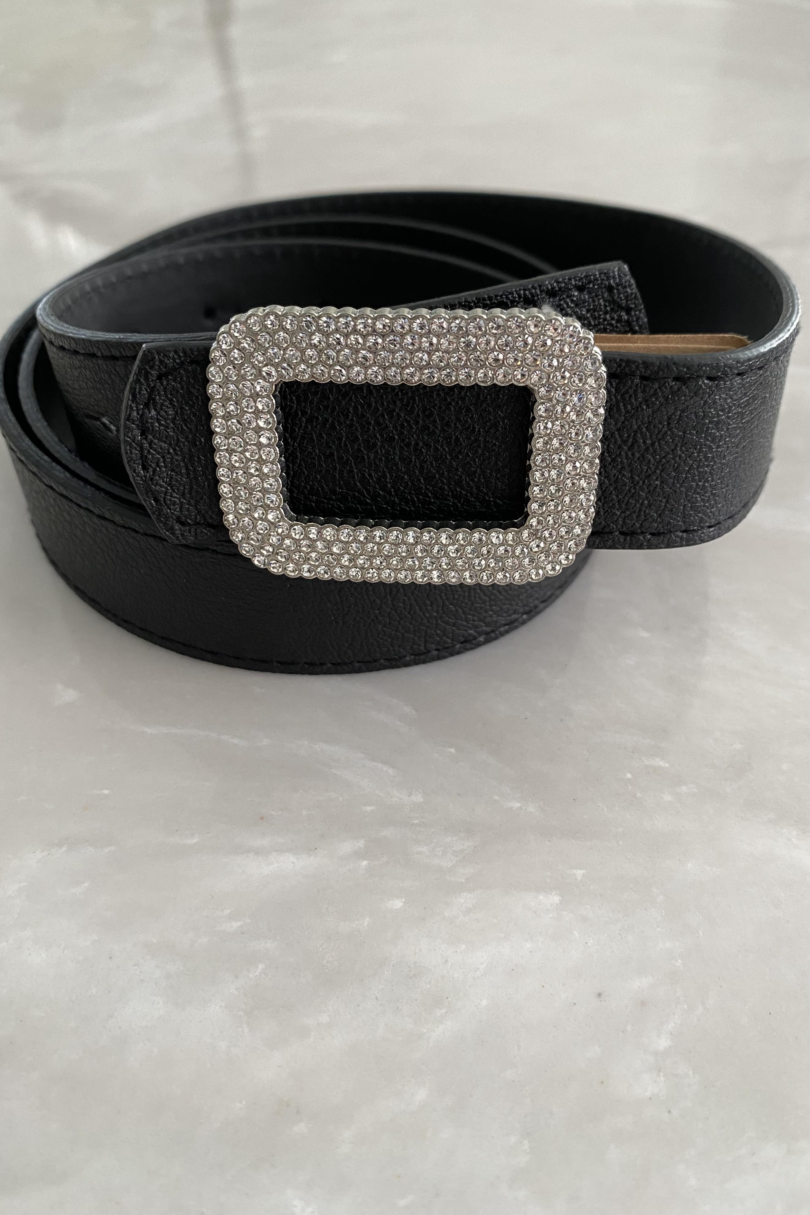 KARE TAŞLI SİLVER KEMER