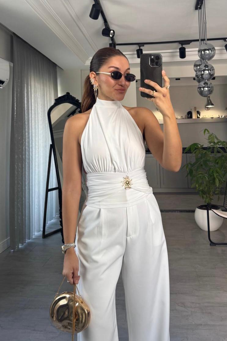 SIRTI AÇIK SUMMER BLUZ/0534