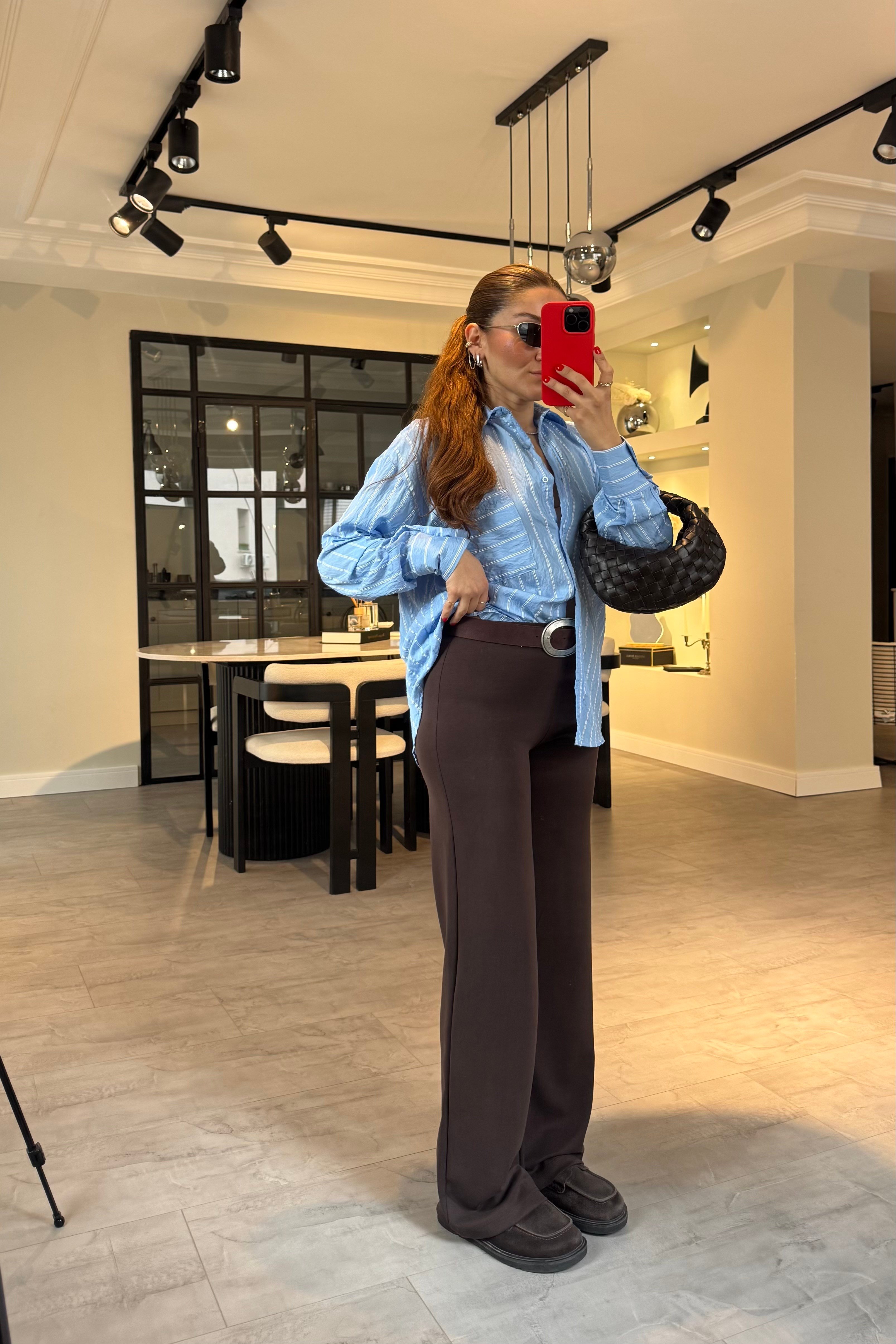 BELİ DÜZ OYSH PALAZZO PANTOLON