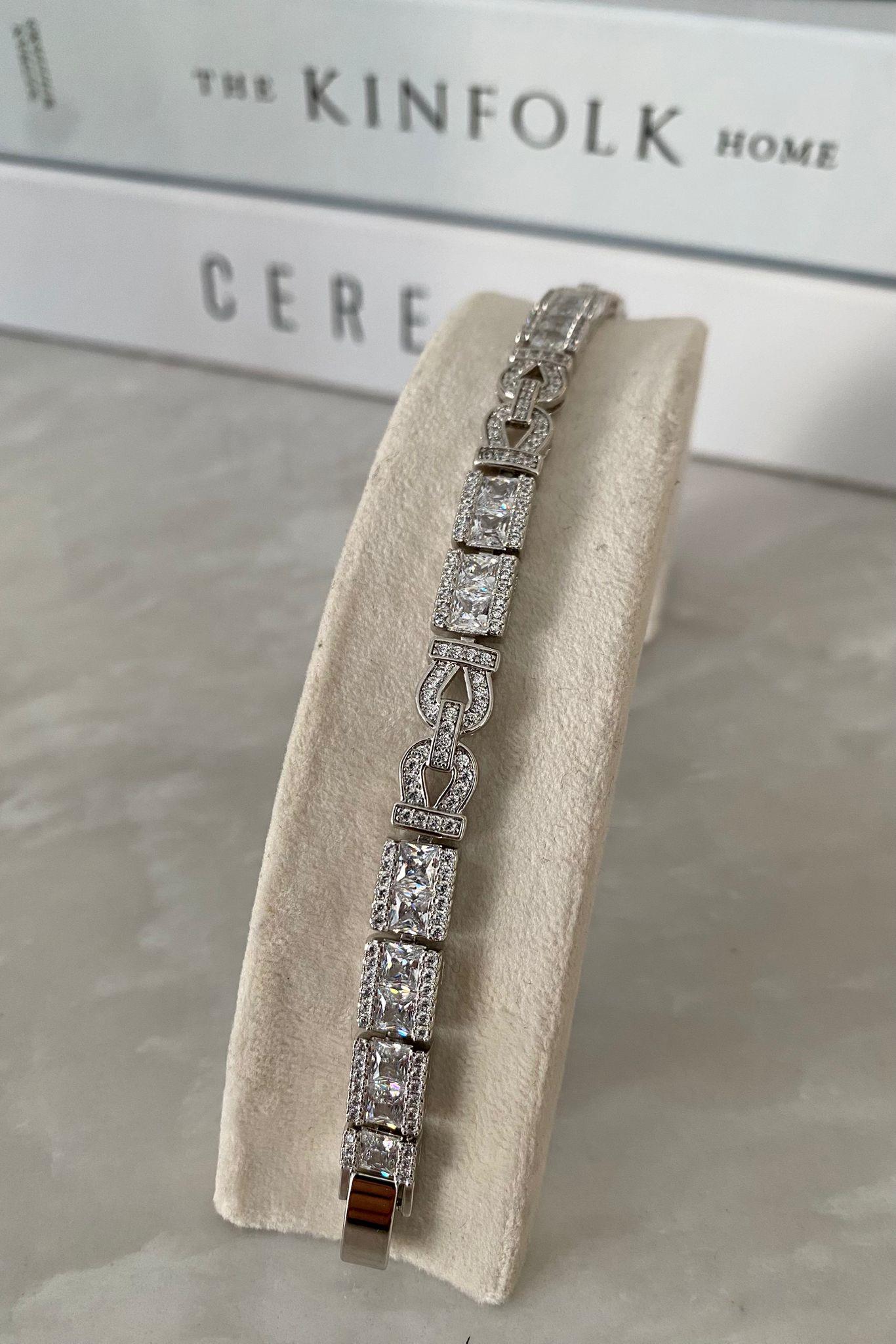 SIRALI DİKDÖRTGEN BAGET BİLEZİK