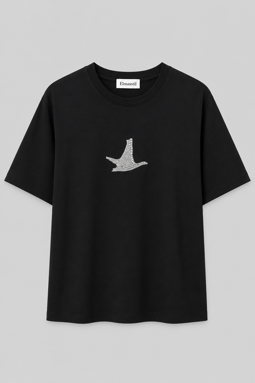 KUŞ TEK TAŞLI T-SHIRT