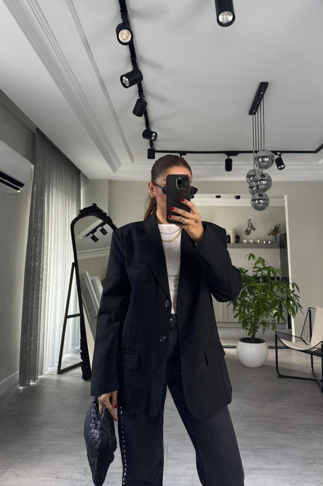 ÇİFT DÜĞMELİ BLAZER CEKET/9281