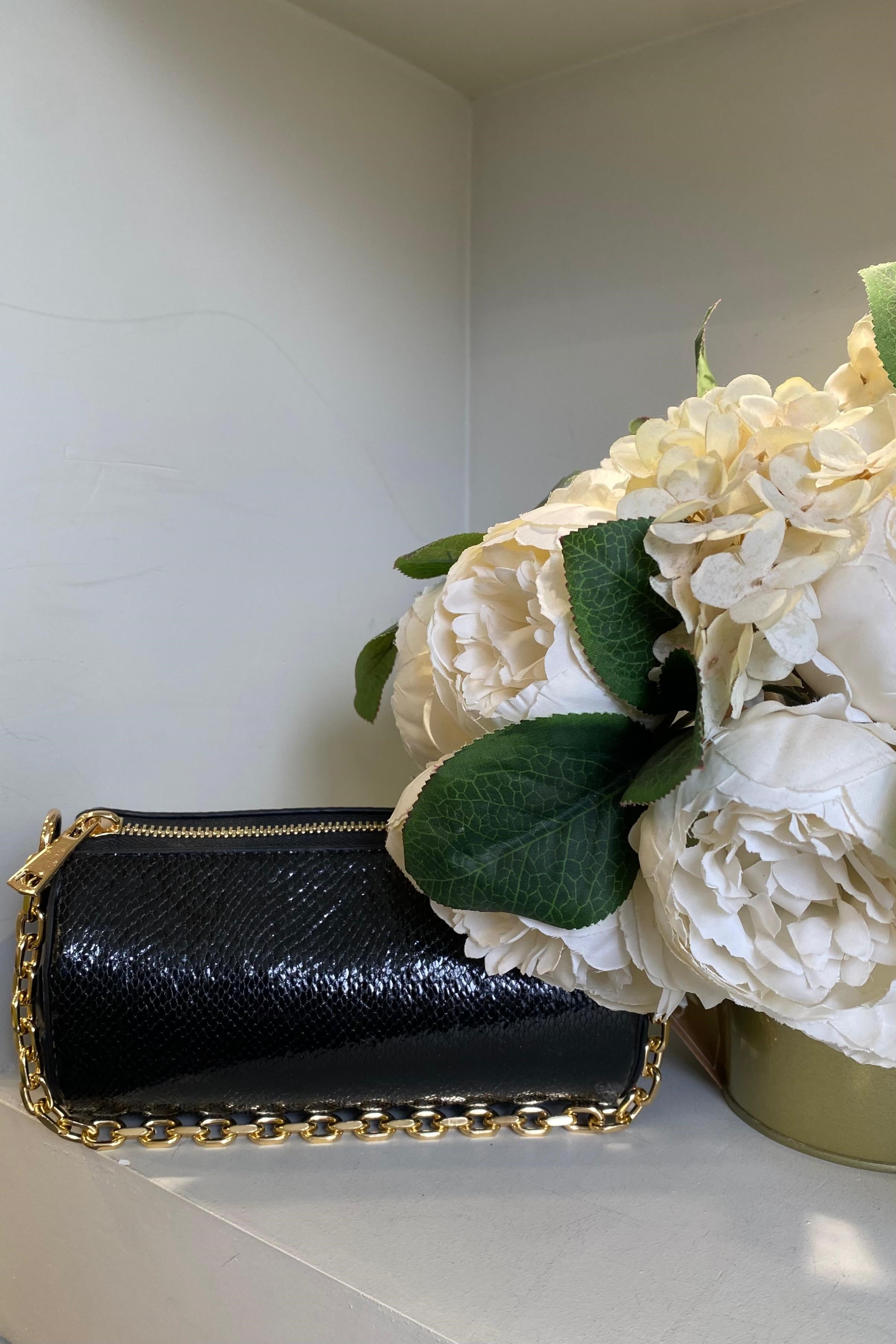 ZEUS PARLAK DESEN EL ÇANTA/0543