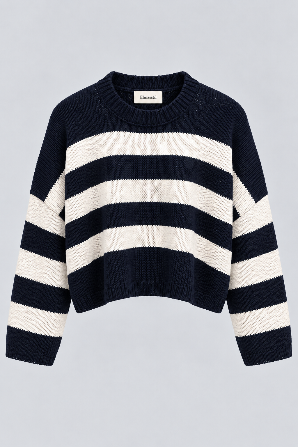 ÇİZGİLİ CROP KAZAK/5483