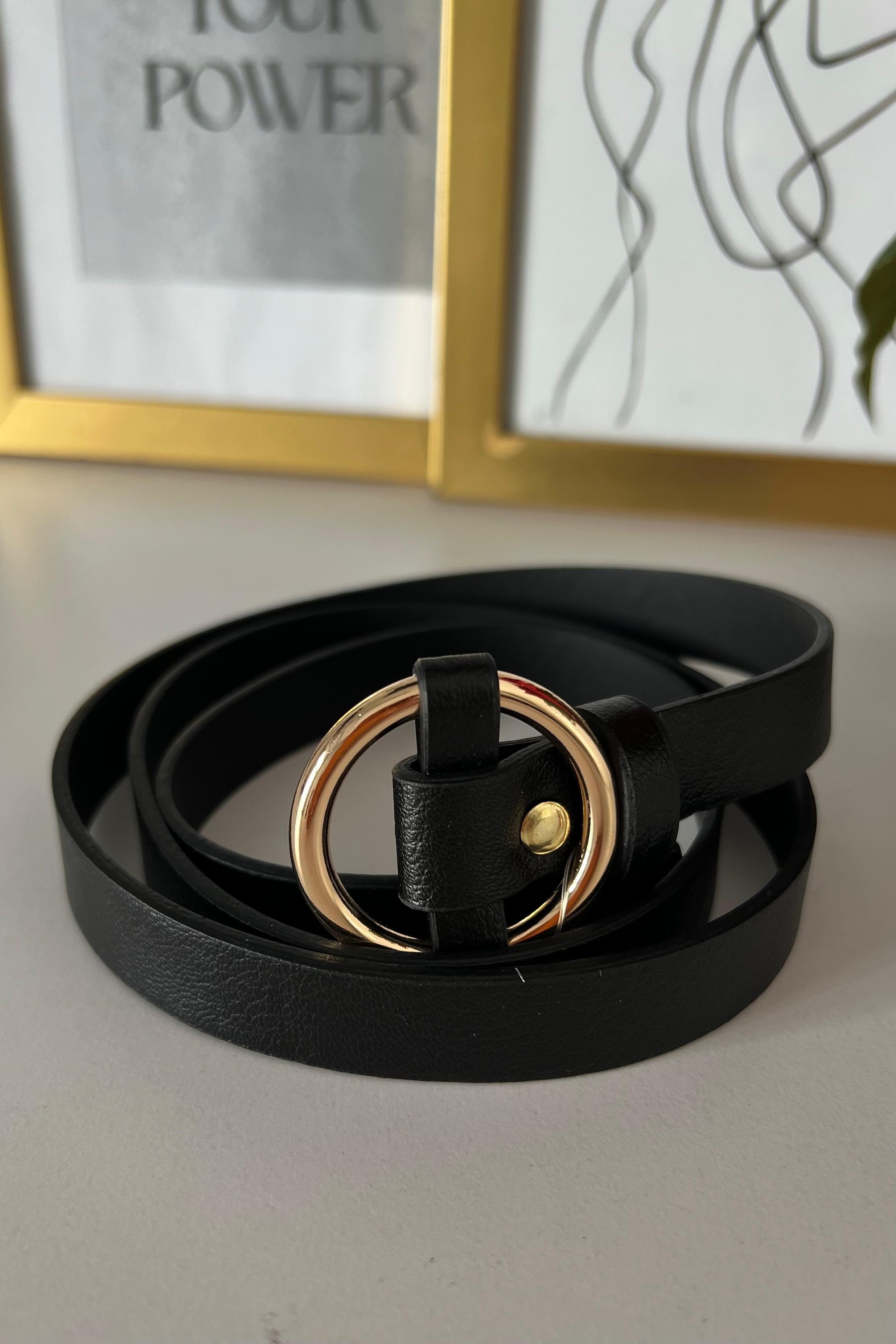 YUVARLAK TOKALI GOLD KEMER