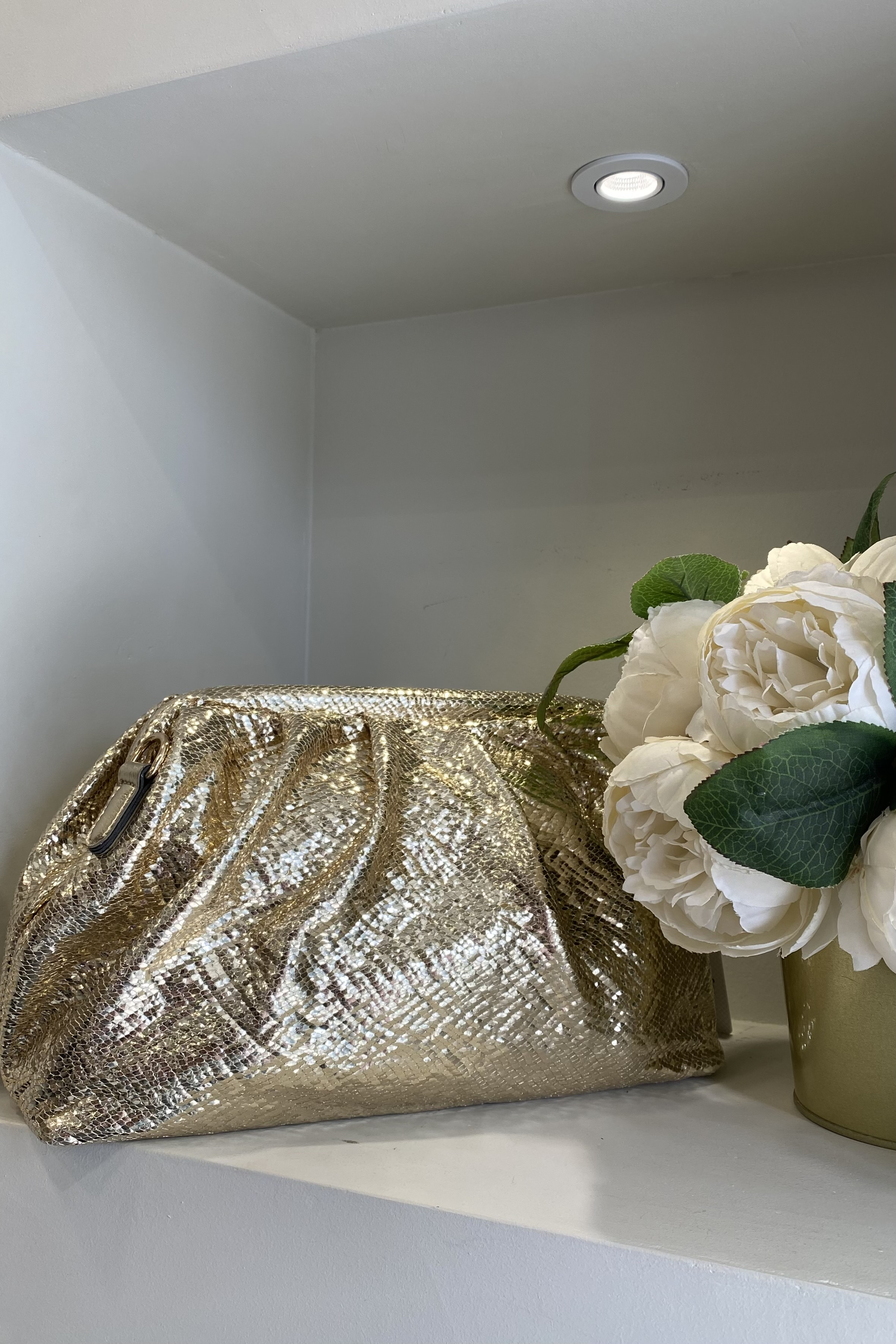 BLOCK PARLAK DESEN EL ÇANTA / 0508-2