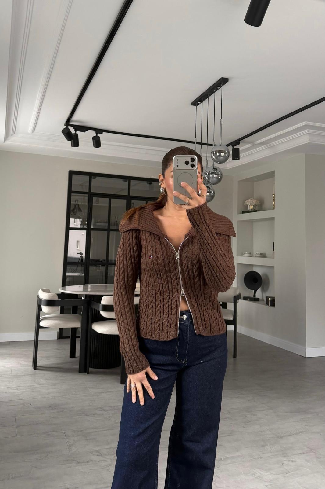 MADONNA YAKA ÇİFT FERMUAR TOMMY HIRKA/1019