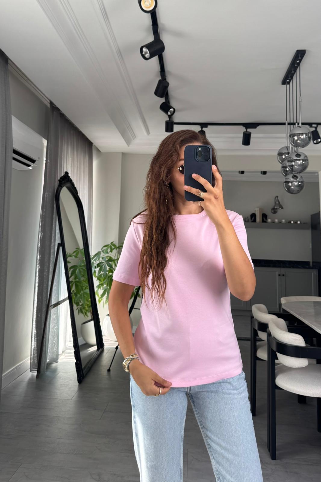 PAMUKLU BASİC T-SHİRT /3176