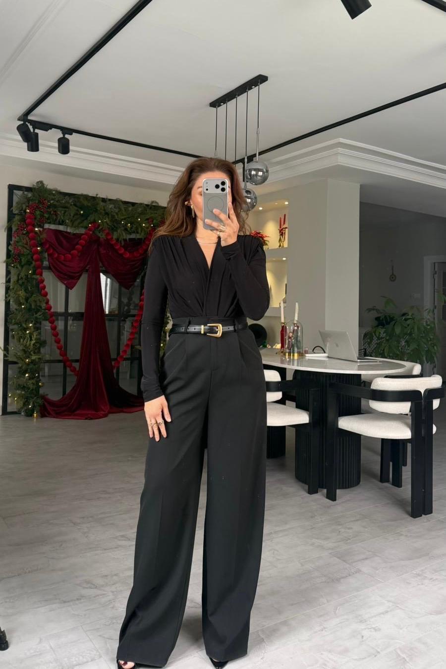 PİLELİ ZR PALAZZO PANTOLON