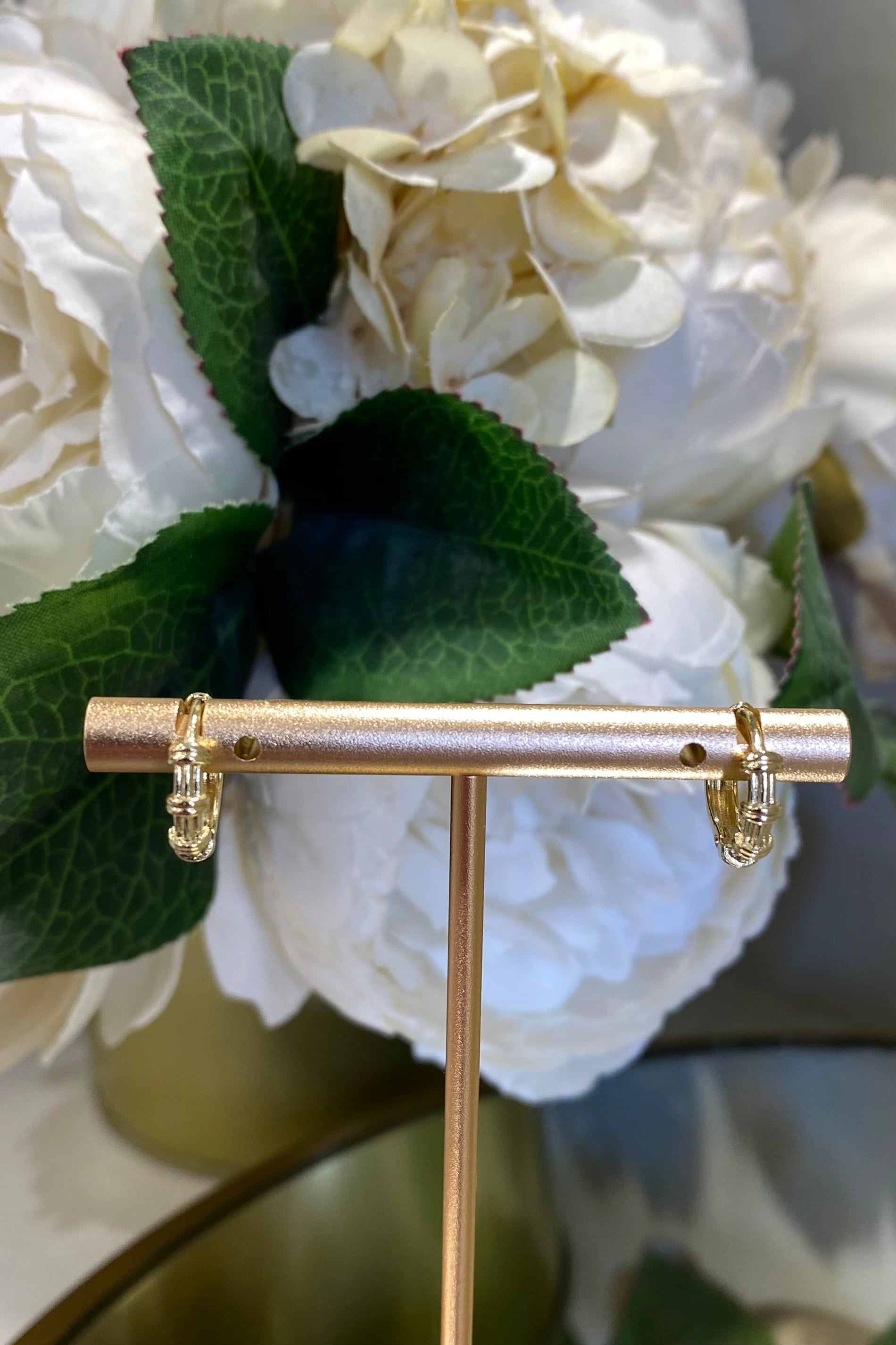 BAMBU ÇUBUKLU HALKA KÜPE 1CM