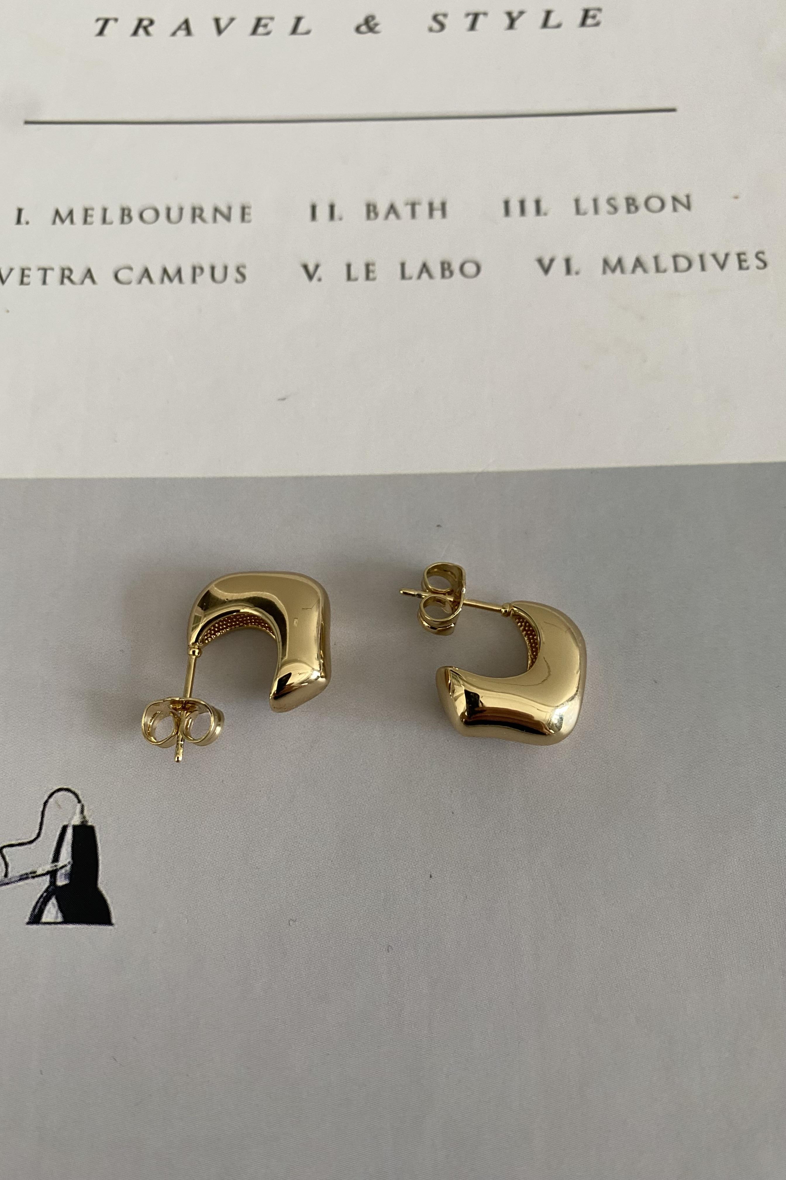 MİNİMAL DÖRTGEN KÜPE