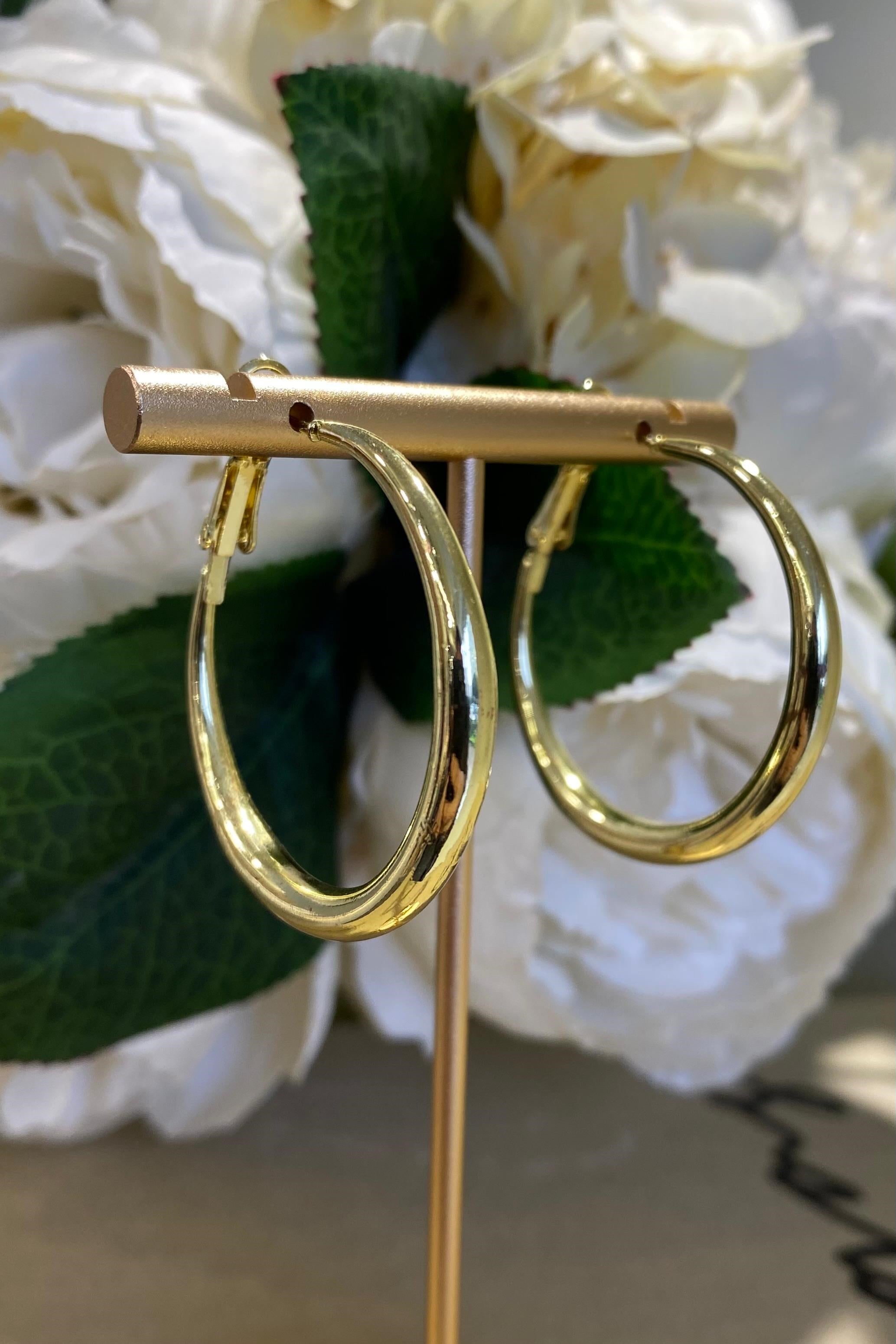 İNCE HALKA KÜPE 3.5 CM