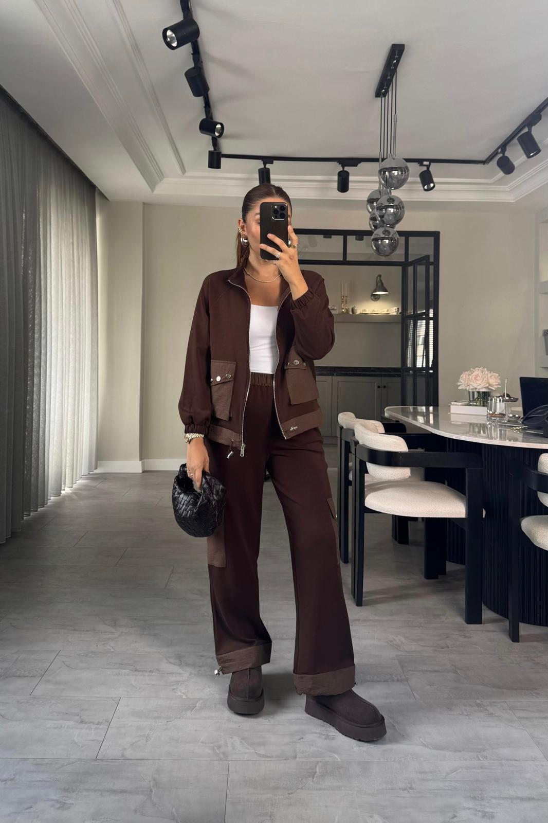 ÖNÜ FERMUARLI KARGO CEPLİ TAKIM/7541