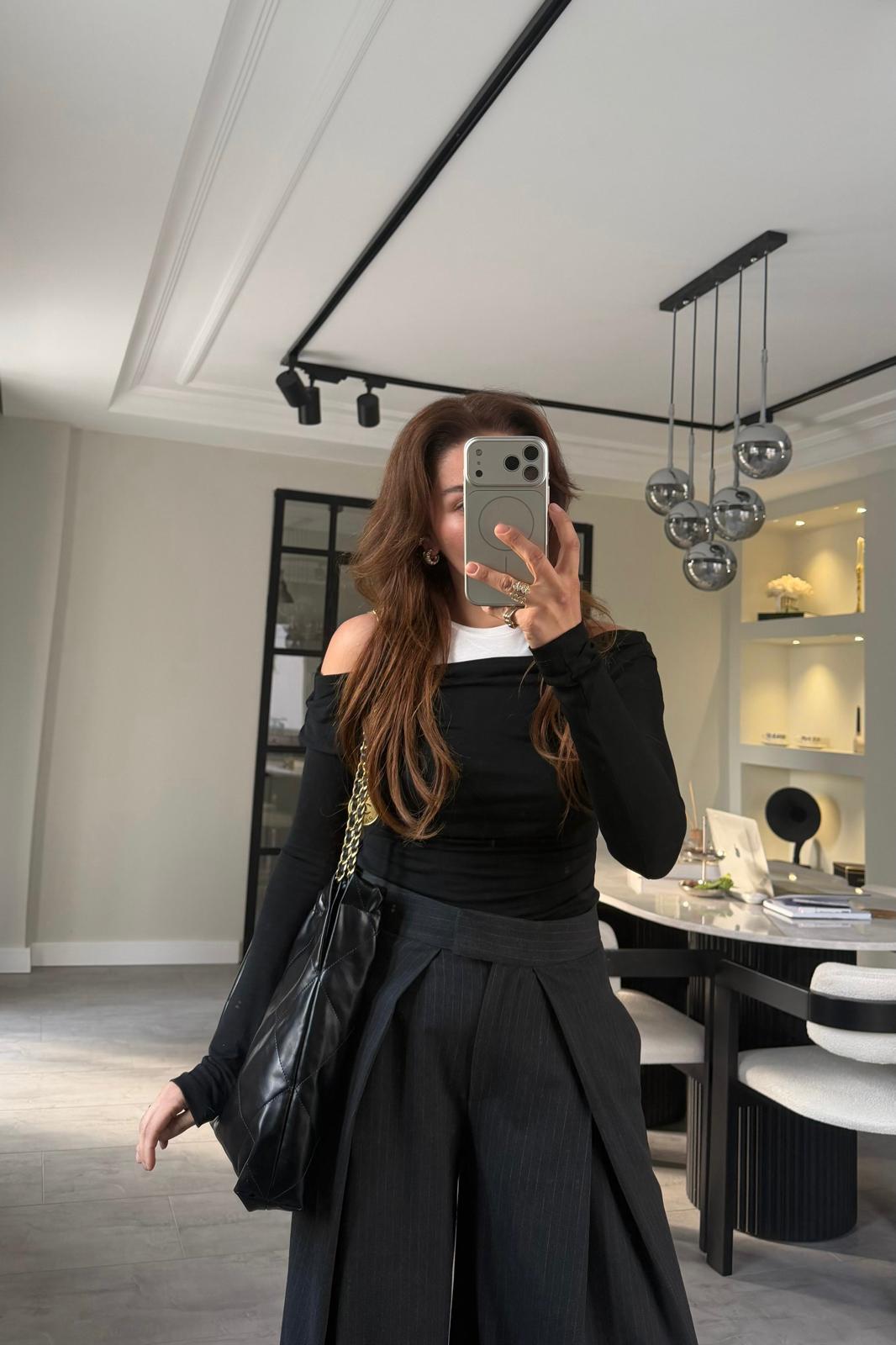 ATLETLİ MADONNA YAKA TRANSPARAN BODY/0780