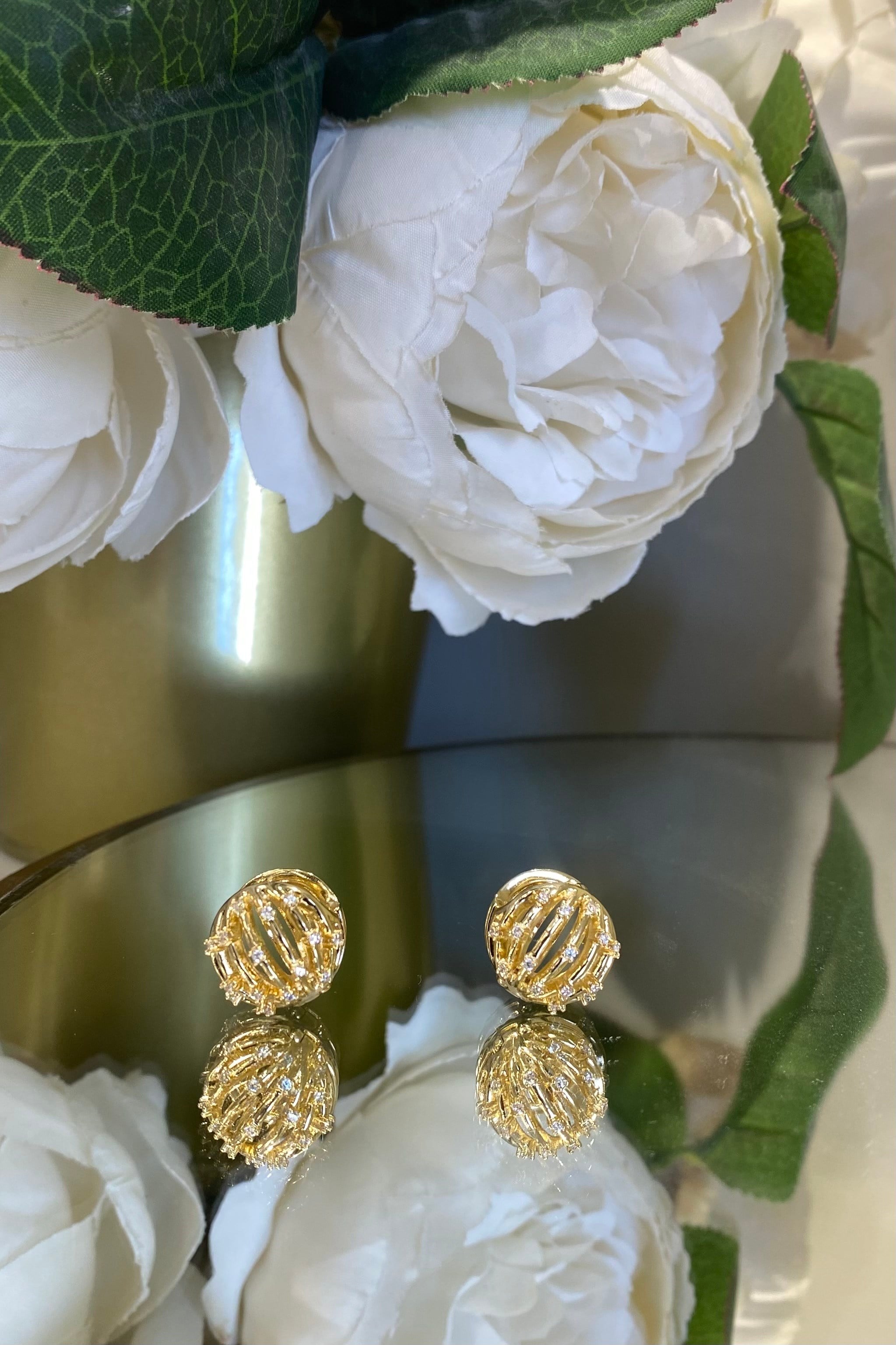 DİKEN TAŞLI KAFES KAPAMA KÜPE