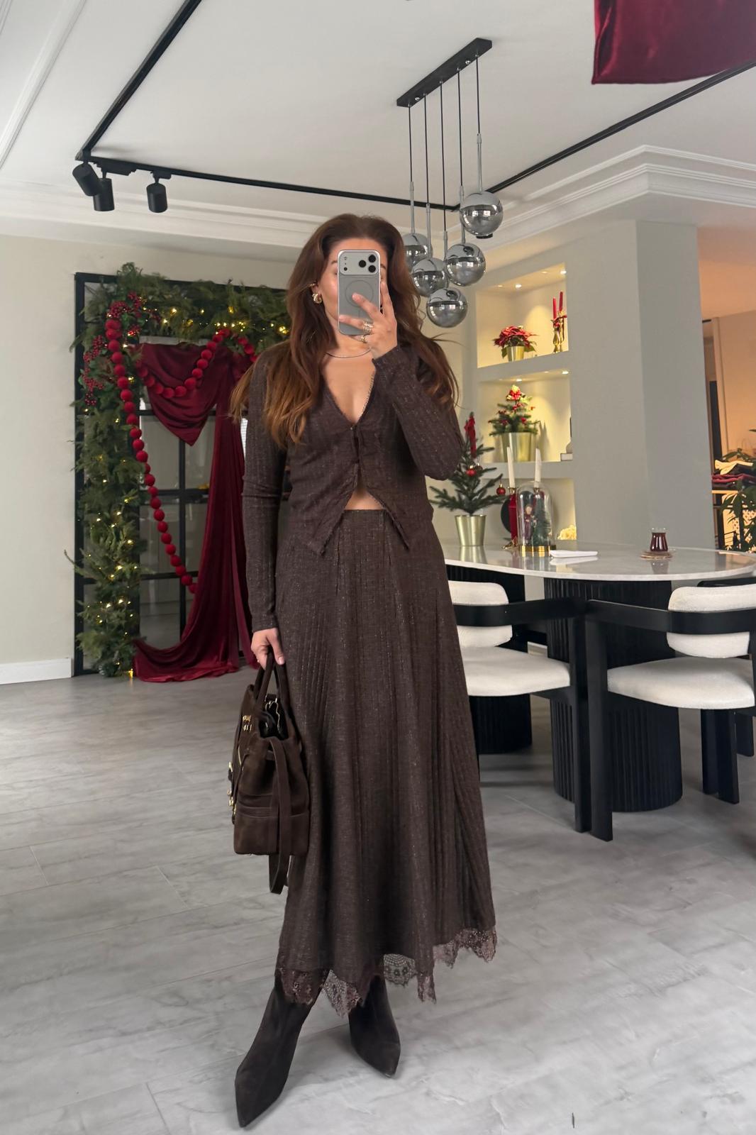 ETEK UCU DANTELLİ ETEK  /37196