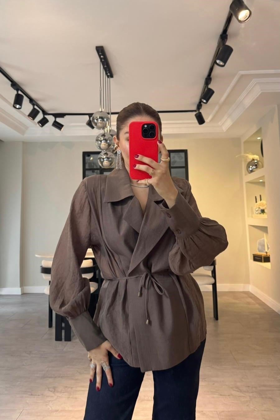 VATKALI TENSEL GÖMLEK/5029