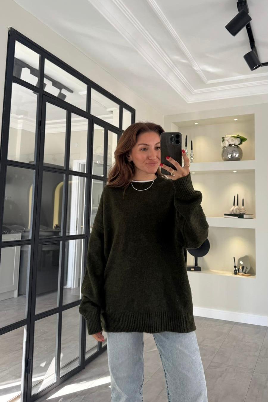 YUMUŞAK DOKULU TRİKO KAZAK/2918