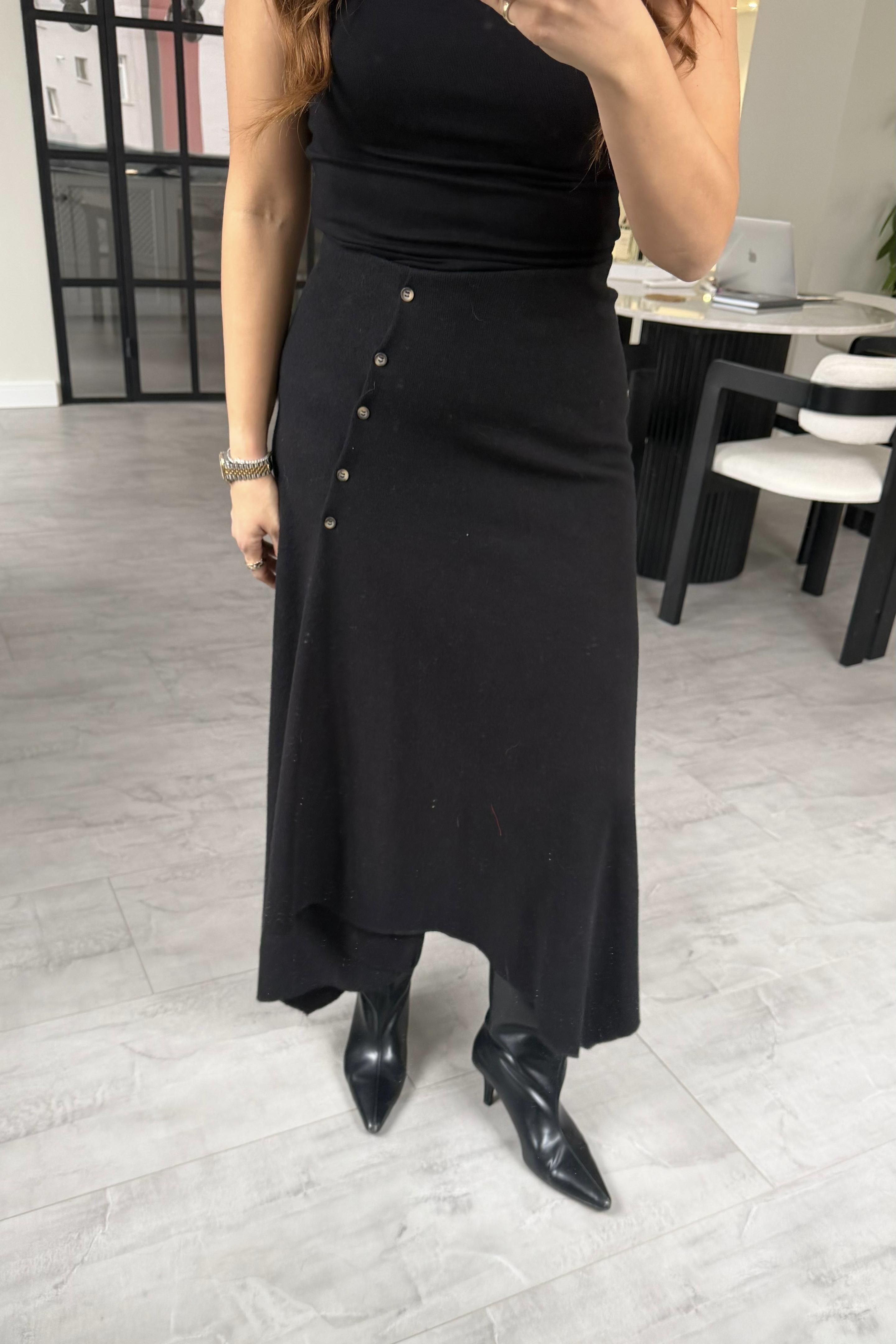 VEREV KESİM TRİKO ETEK/K171