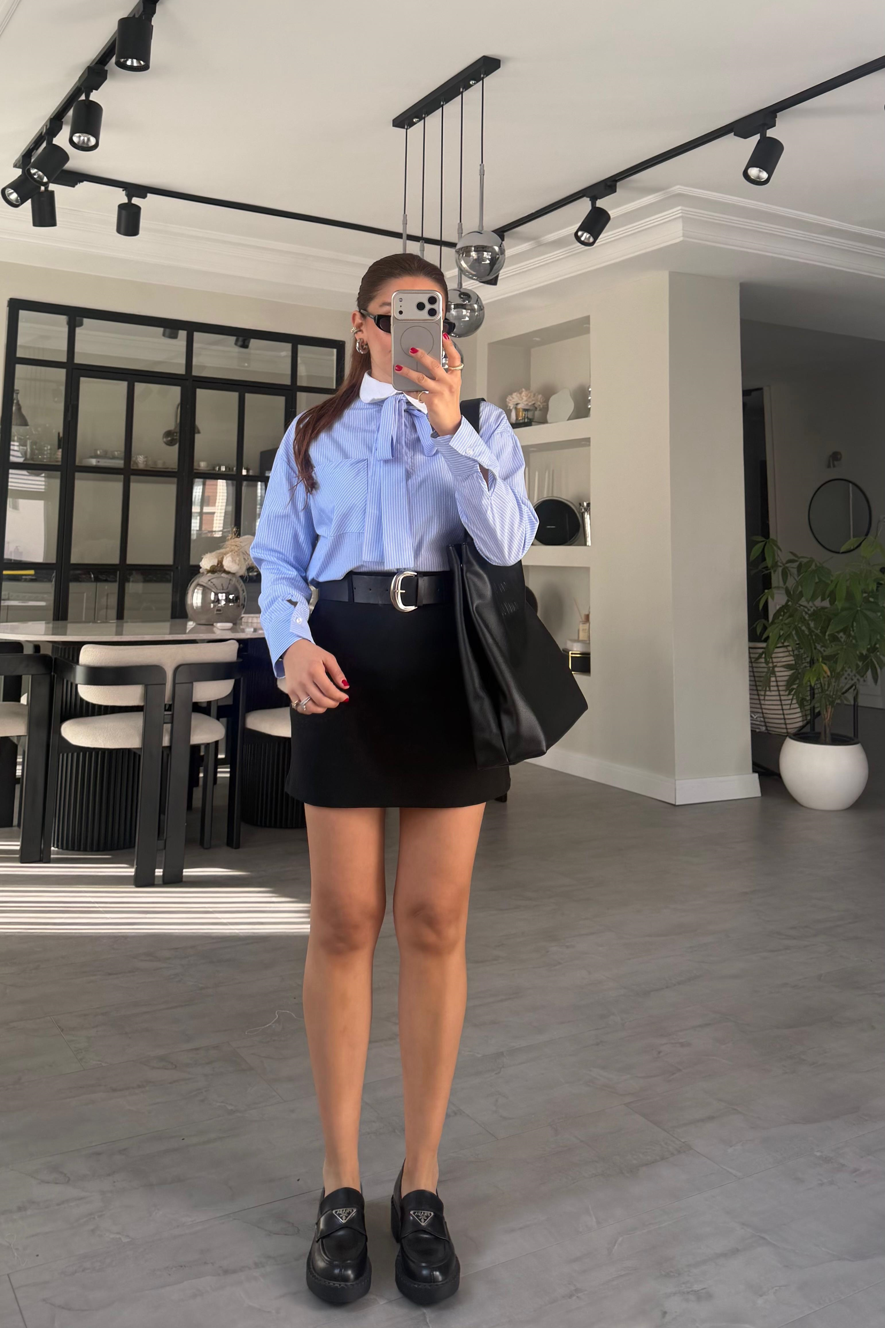 KEMERLİ ŞORT ETEK/10359