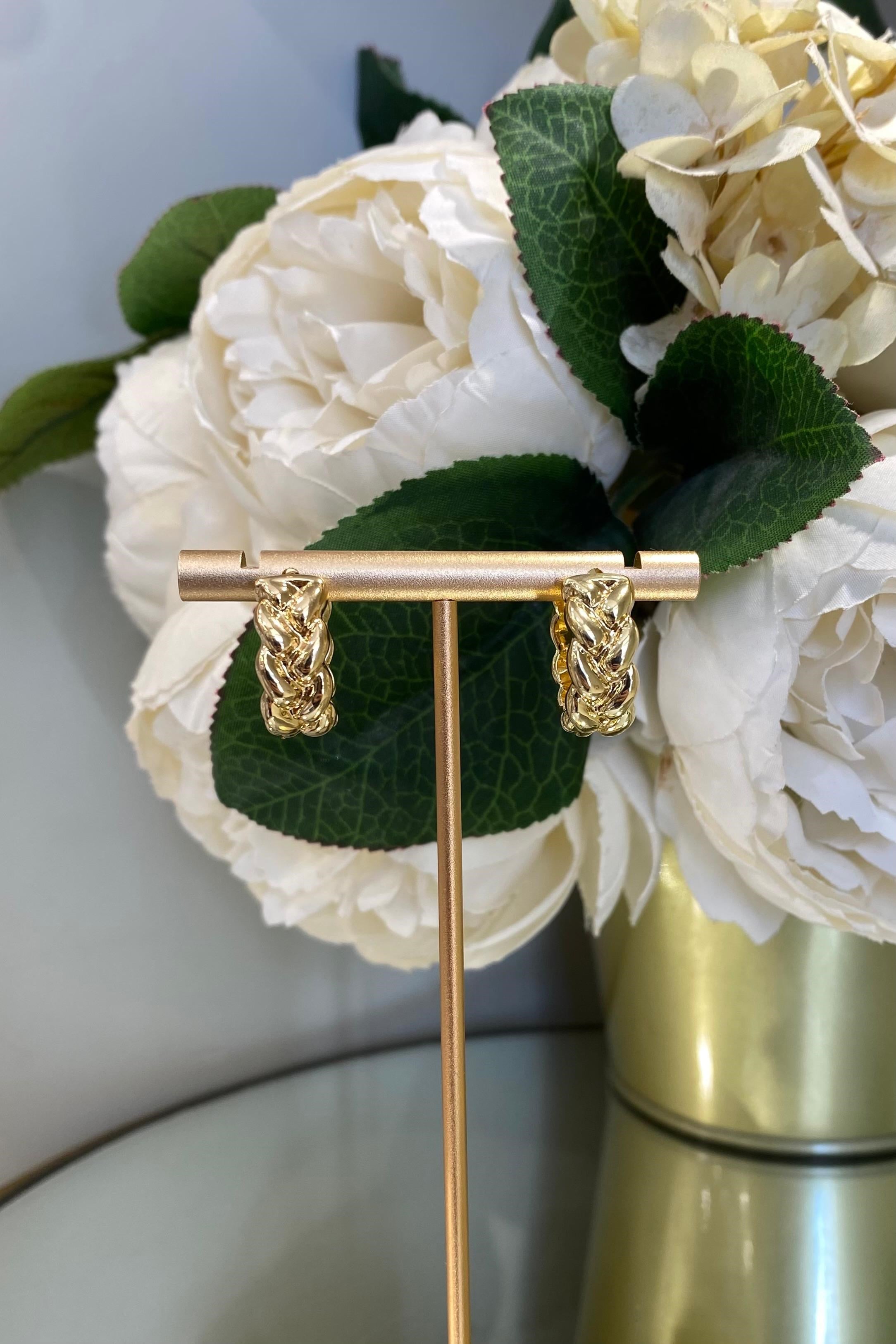 ÖRGÜ KALIN HALKA KÜPE