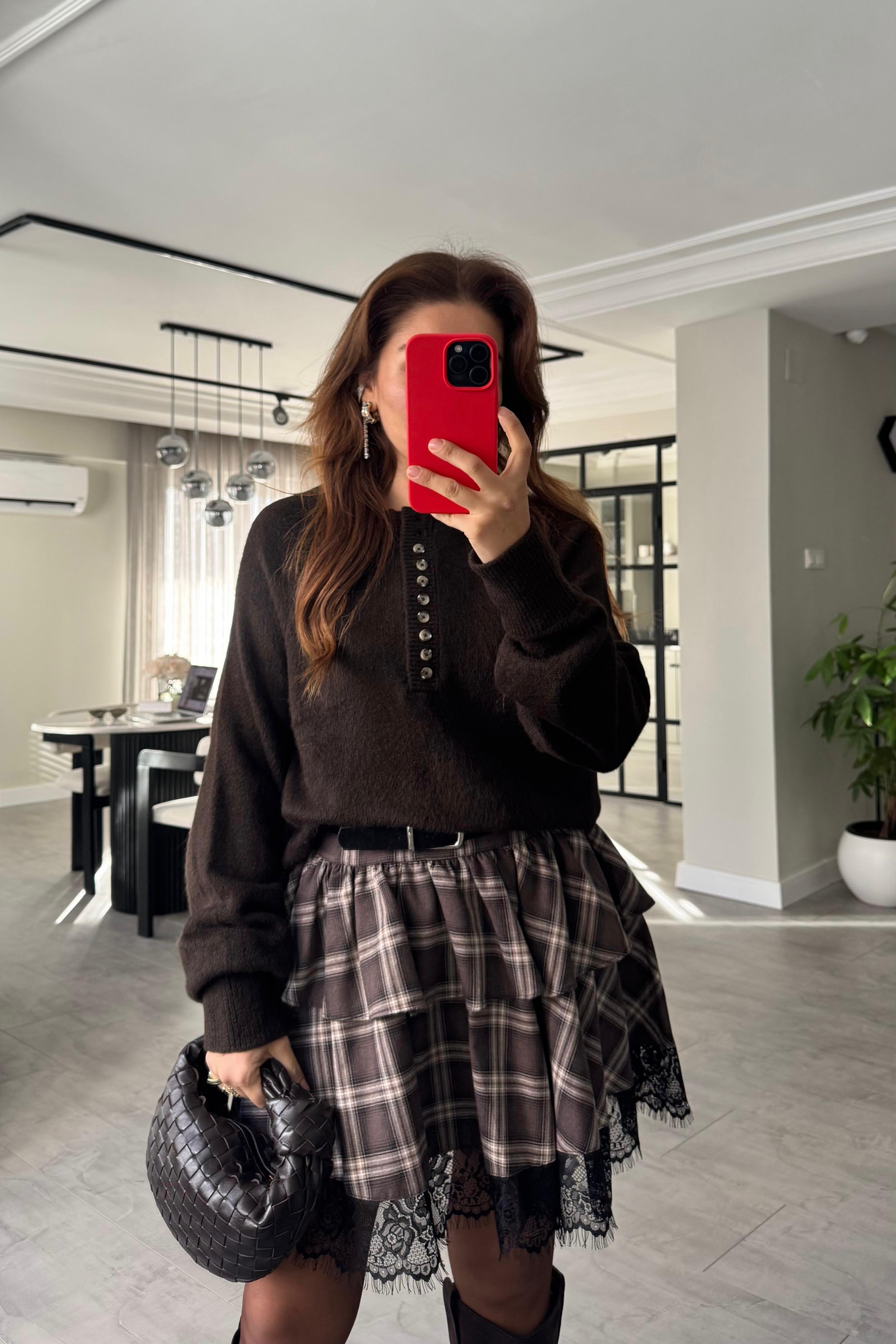 SIFIR YAKA DÜĞMELİ KAZAK/1246