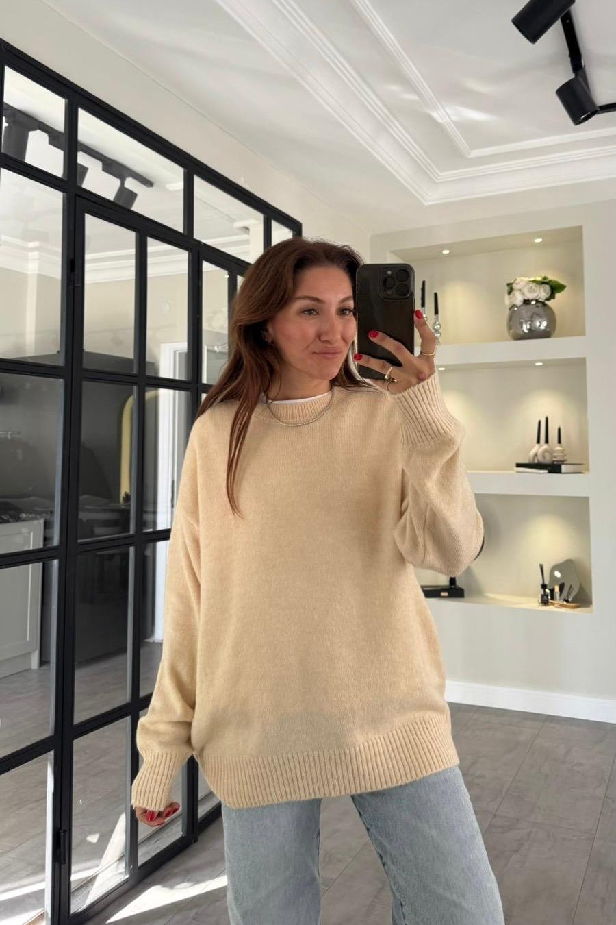 YUMUŞAK DOKULU TRİKO KAZAK/2918