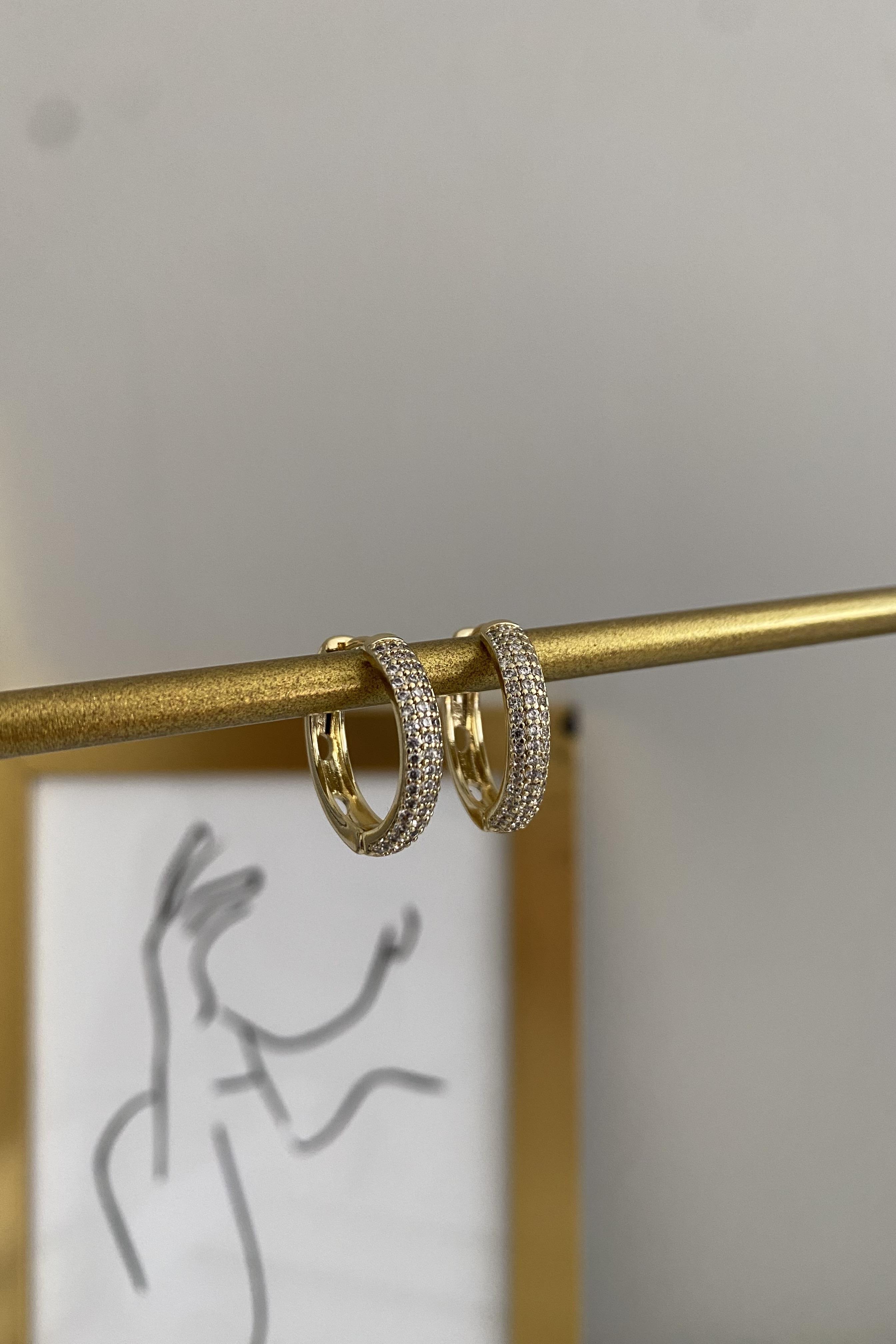 ÇİFT SIRA TAŞLI HALKA 1,8cm