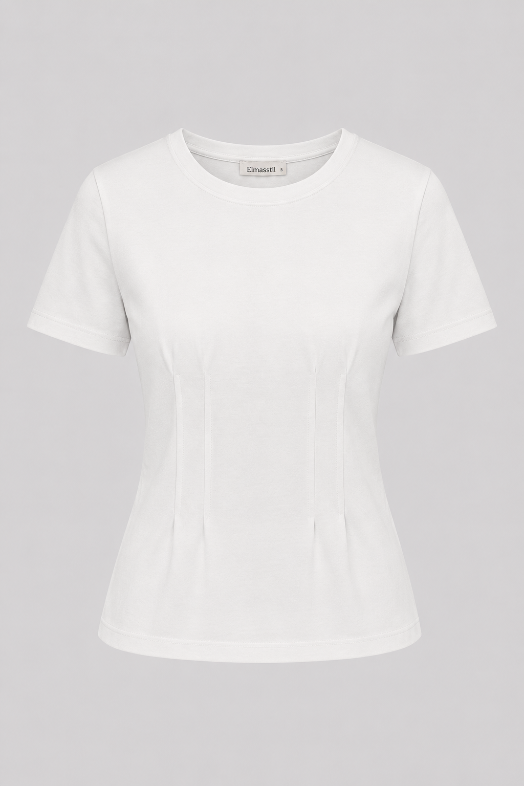 BELDEN OTURMALI KISAKOL T-SHİRT/17487