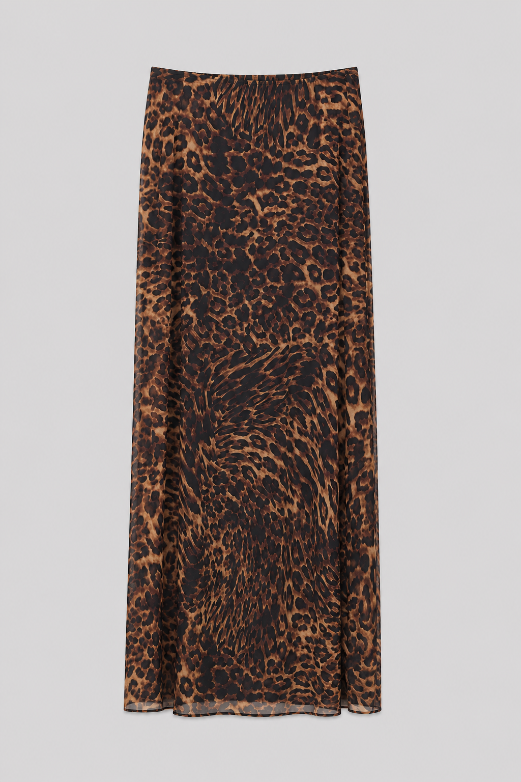 LEOPAR DESEN TÜL MAXİ ETEK/8473