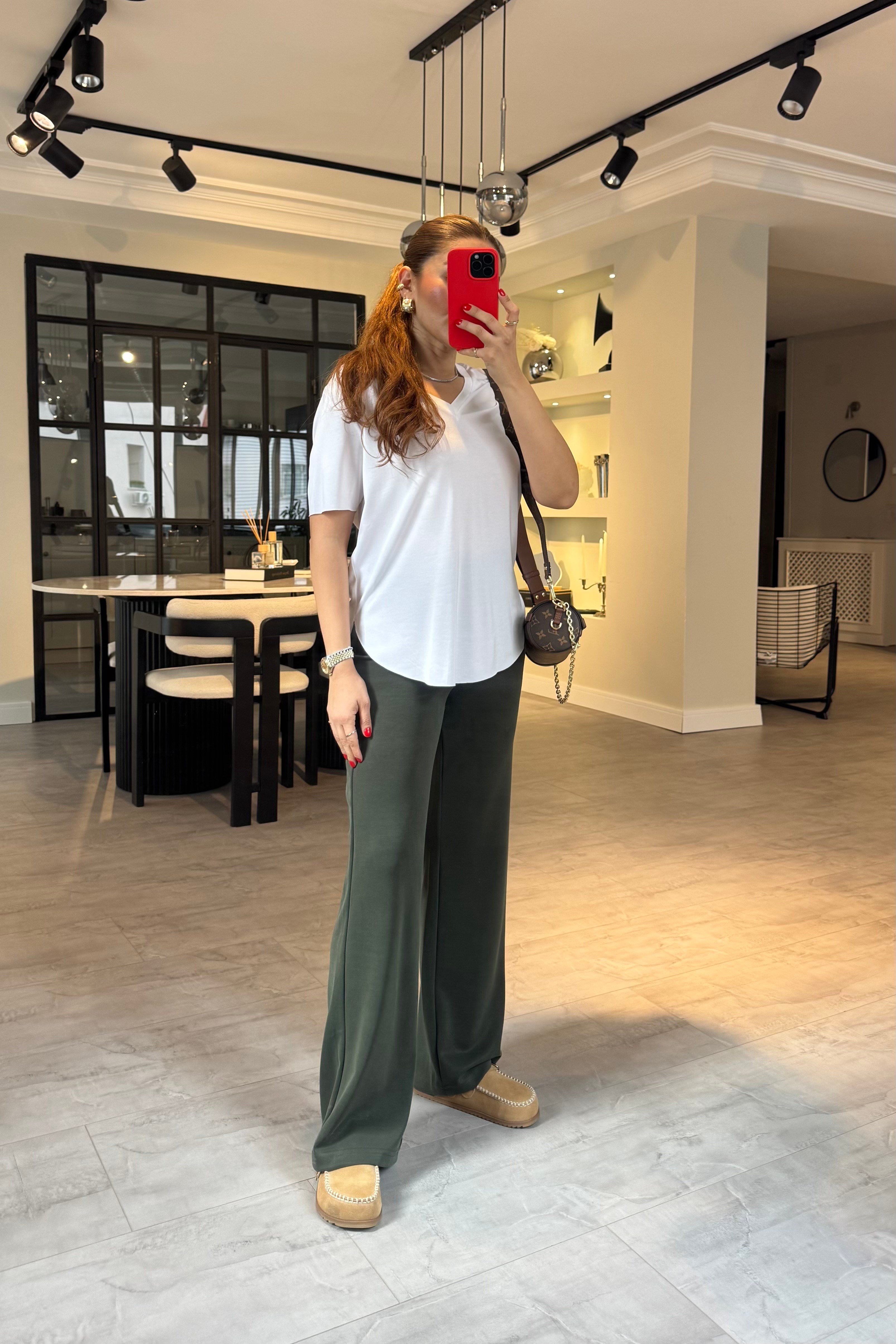 BELİ DÜZ OYSH PALAZZO PANTOLON