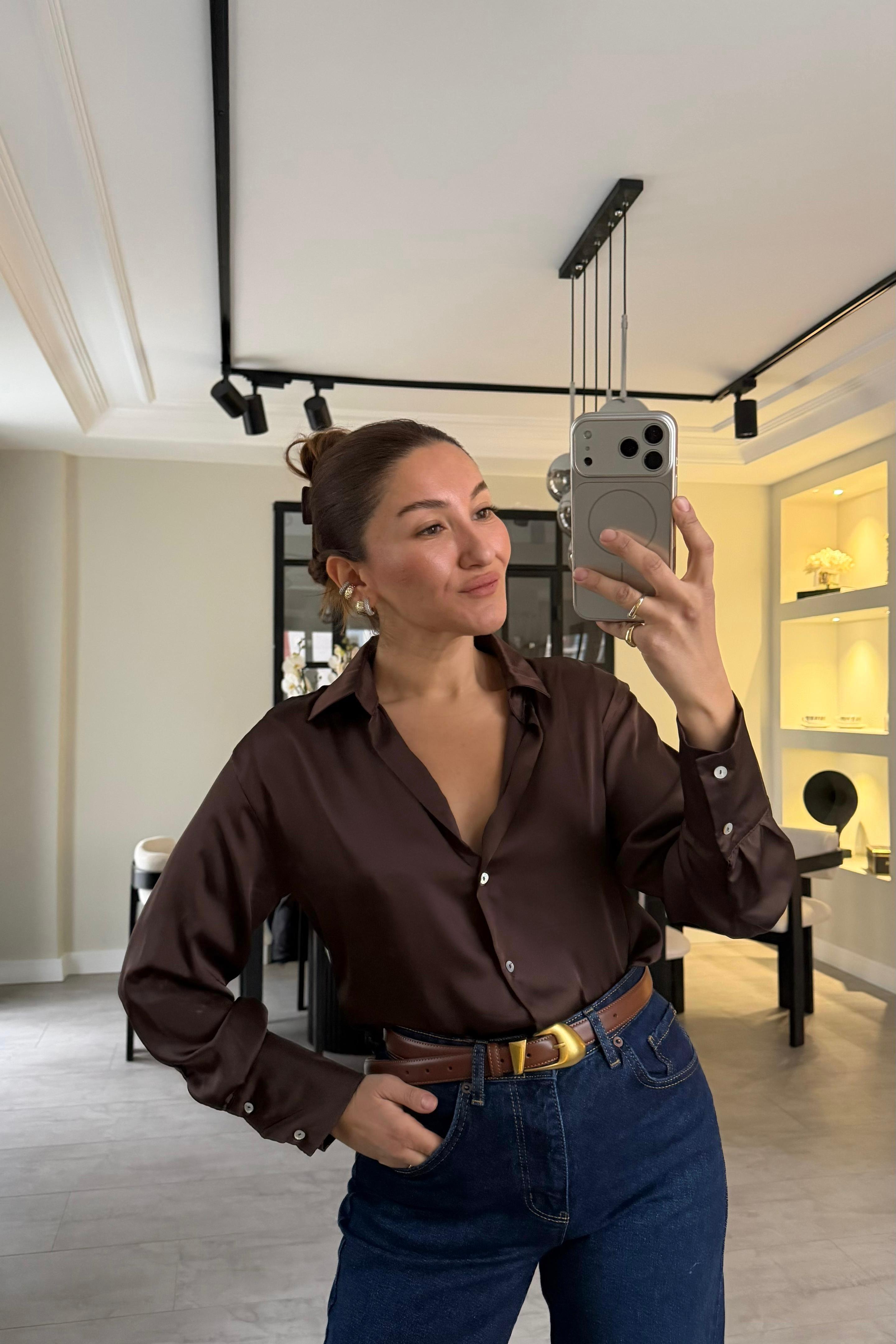 DİAGONAL SATEN GÖMLEK/2001