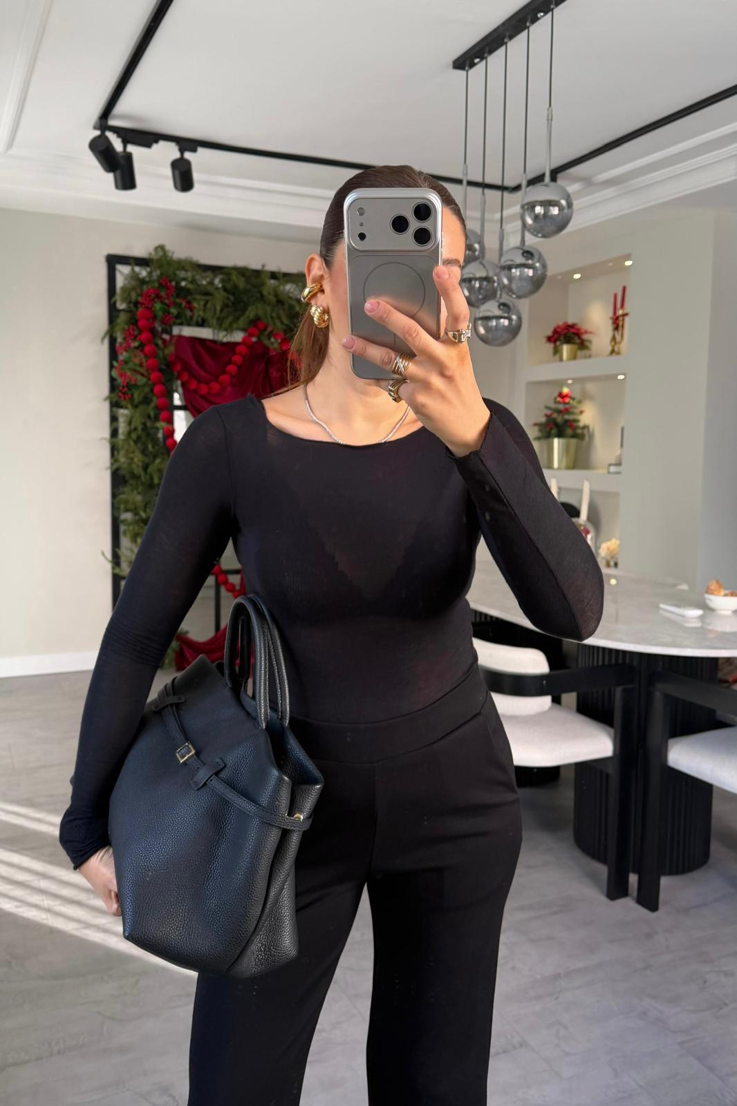 KAYIK YAKA TRANSPARAN BODY/561