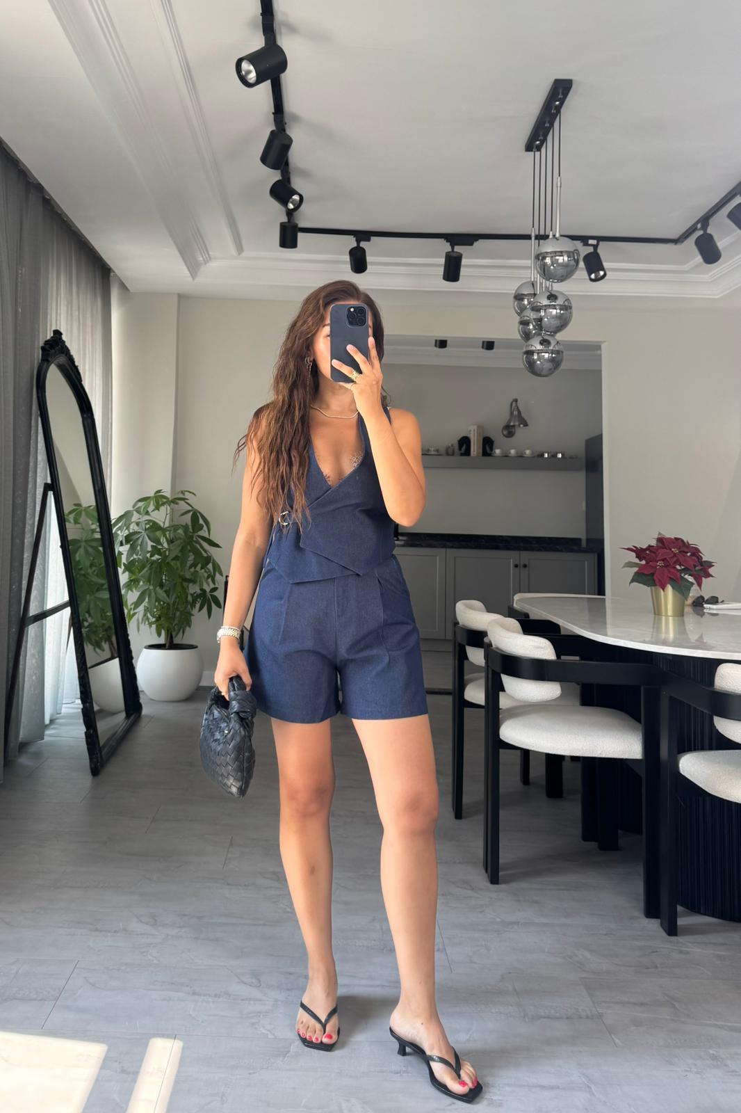 ŞEHİR BOY DENİM ŞORT