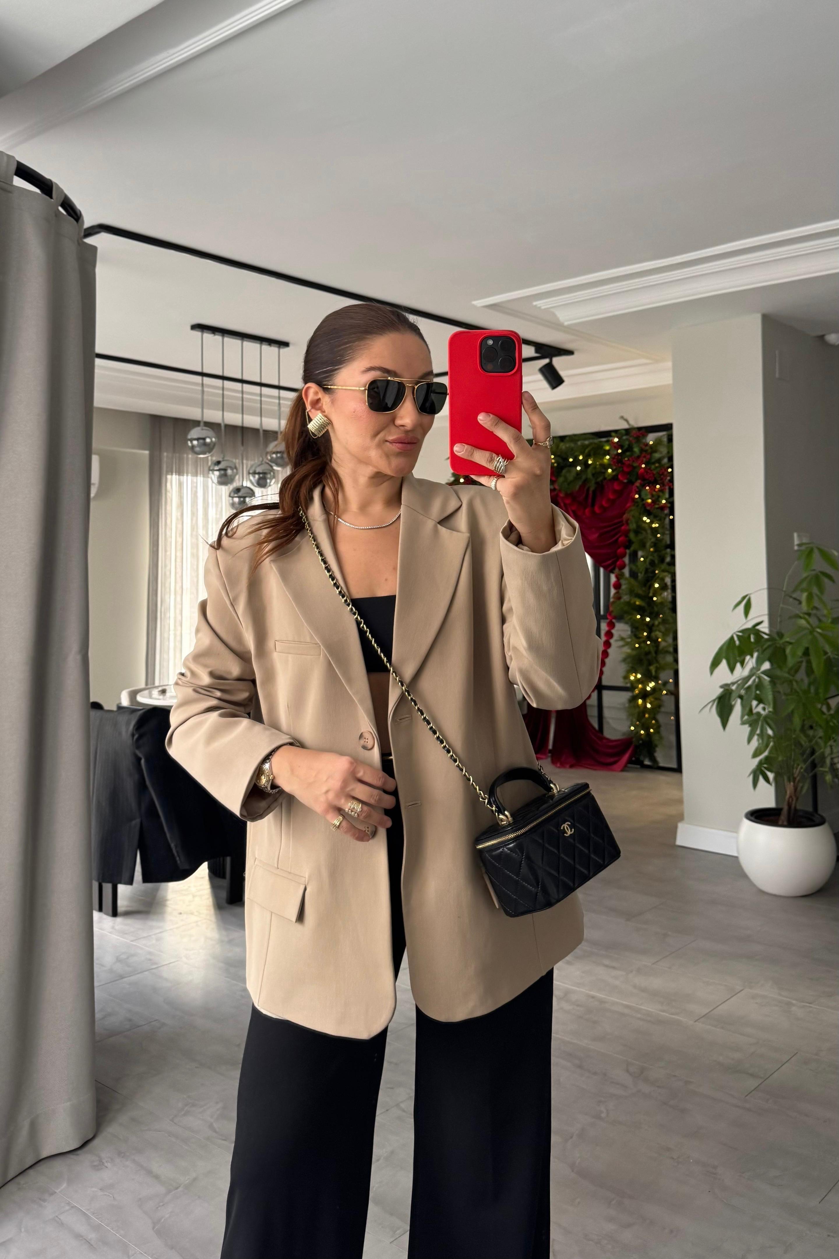 ÇİFT DÜĞMELİ BLAZER CEKET/9281