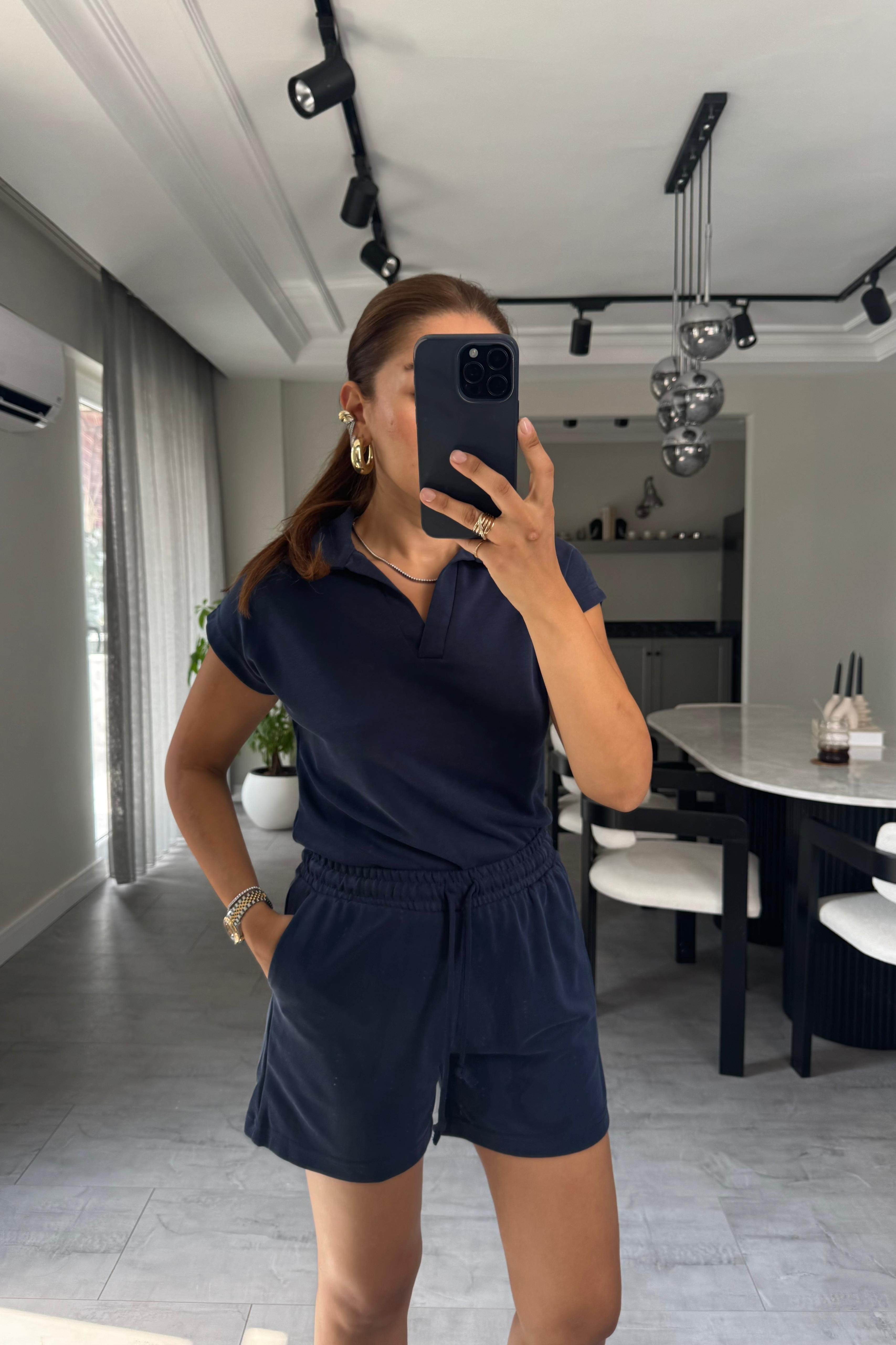 PİKE MODAL POLO YAKA ŞORT TAKIM/1139