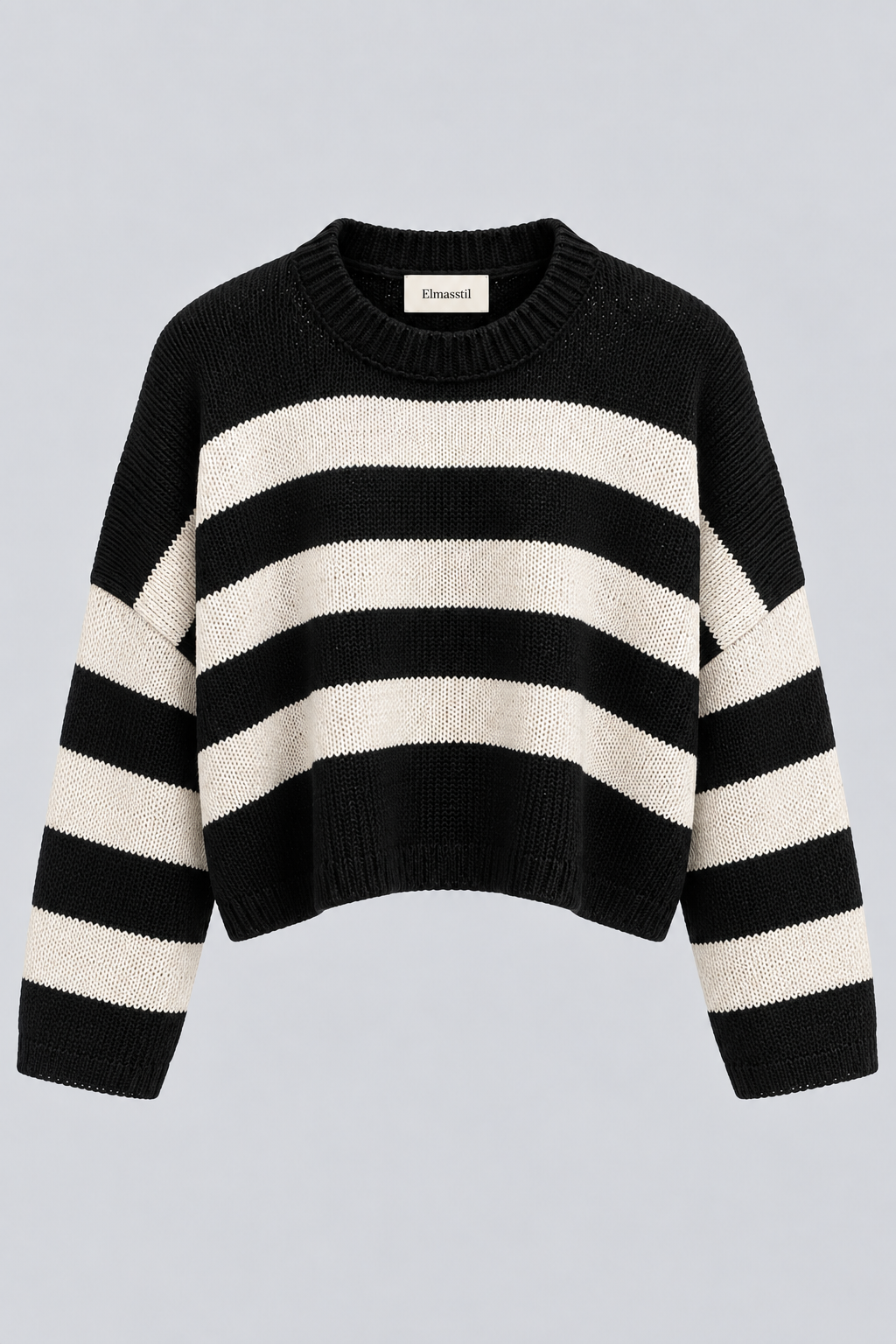 ÇİZGİLİ CROP KAZAK/5483