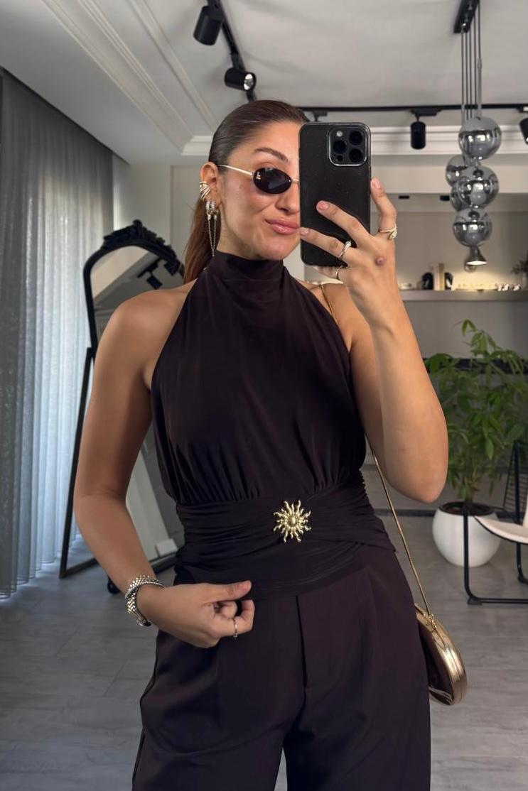 SIRTI AÇIK SUMMER BLUZ/0534