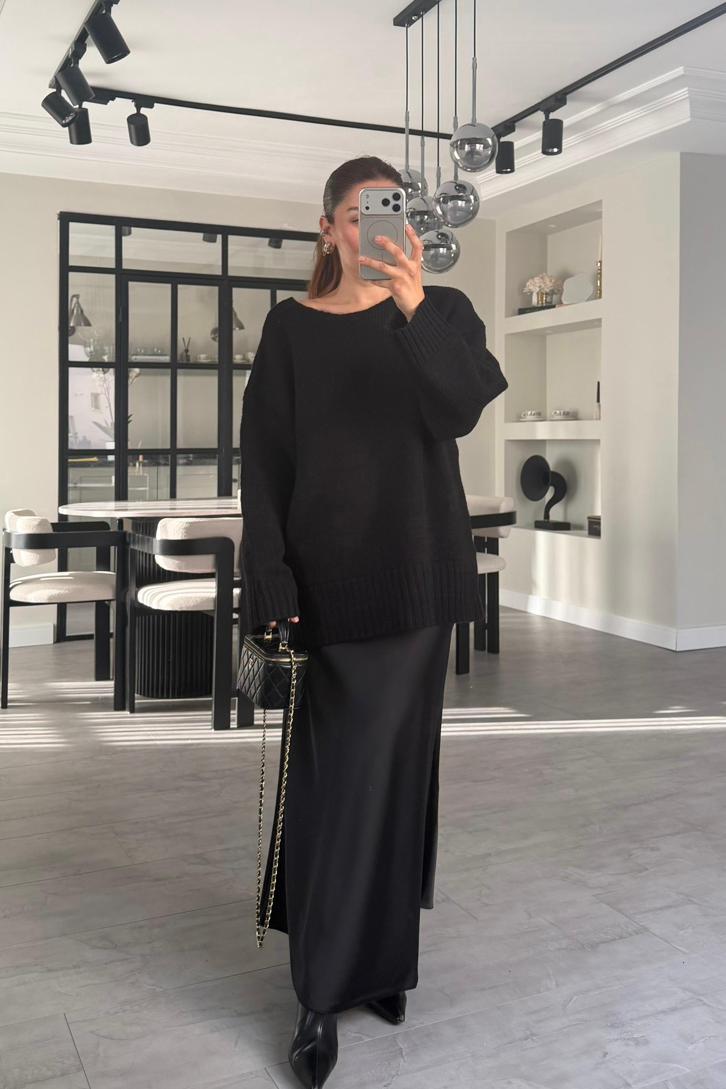 A KESİM SATEN ETEK/22193