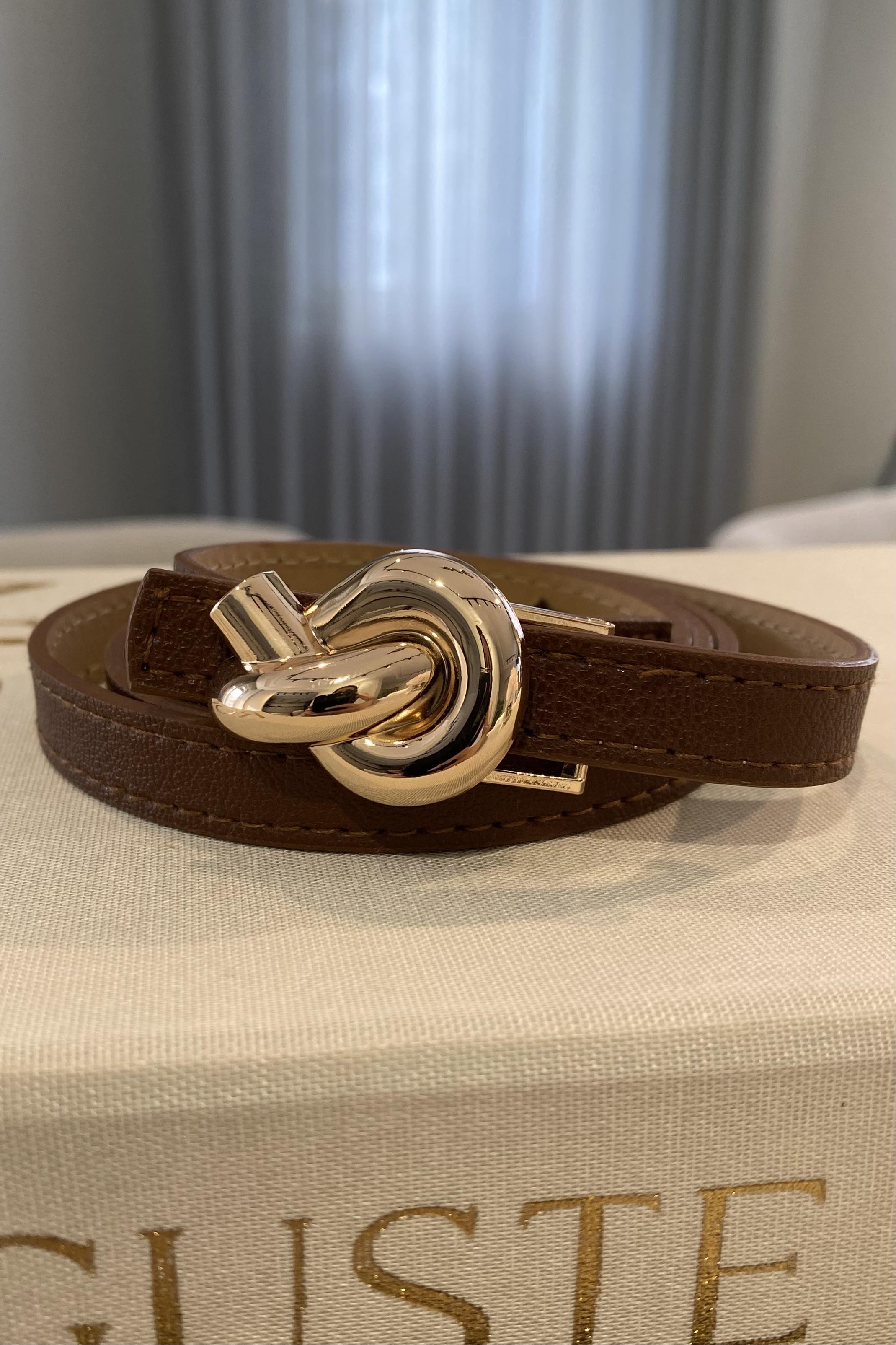 DÜĞÜM TOKALI GOLD KEMER