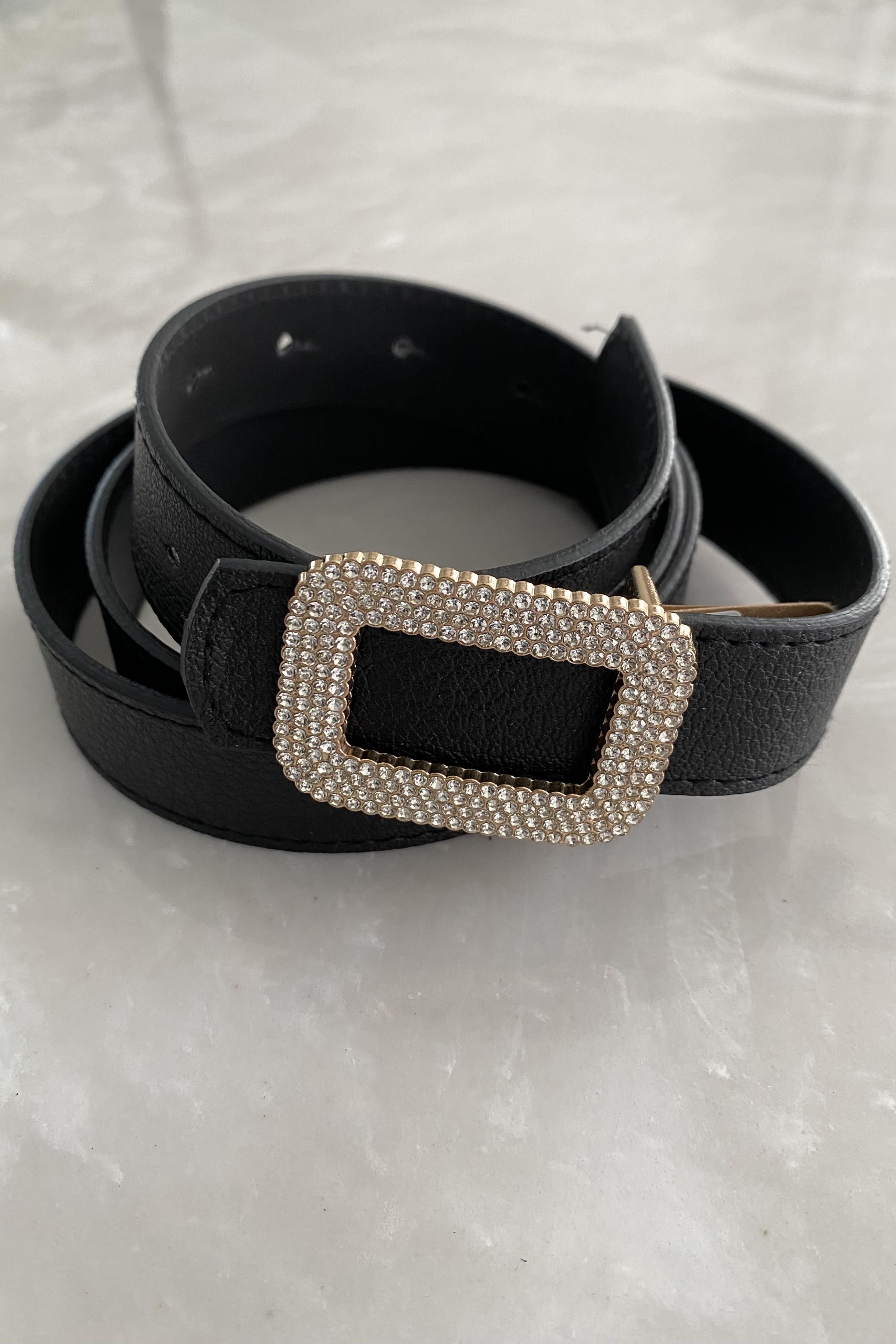 KARE TAŞLI GOLD  KEMER