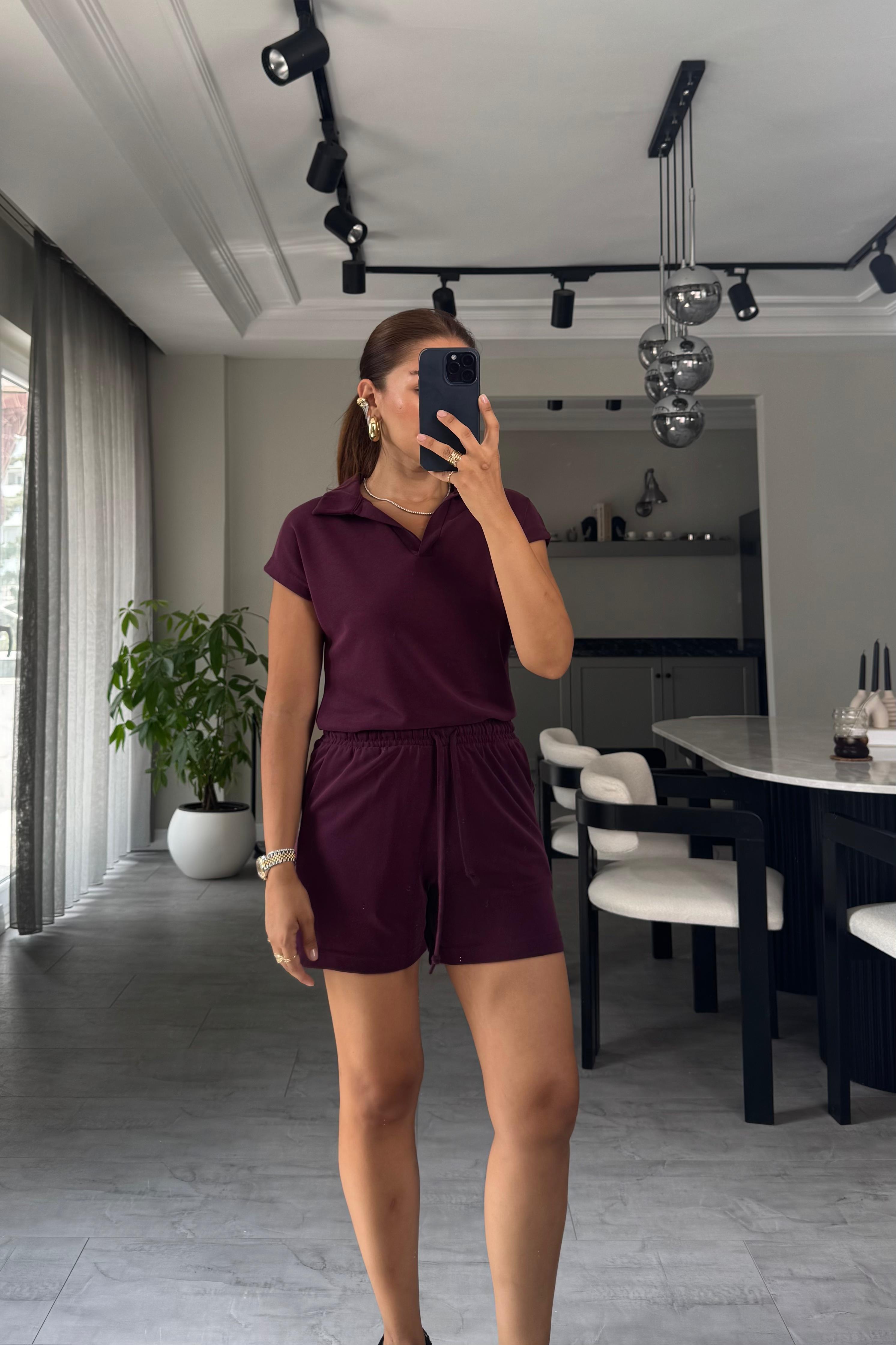 PİKE MODAL POLO YAKA ŞORT TAKIM/1139