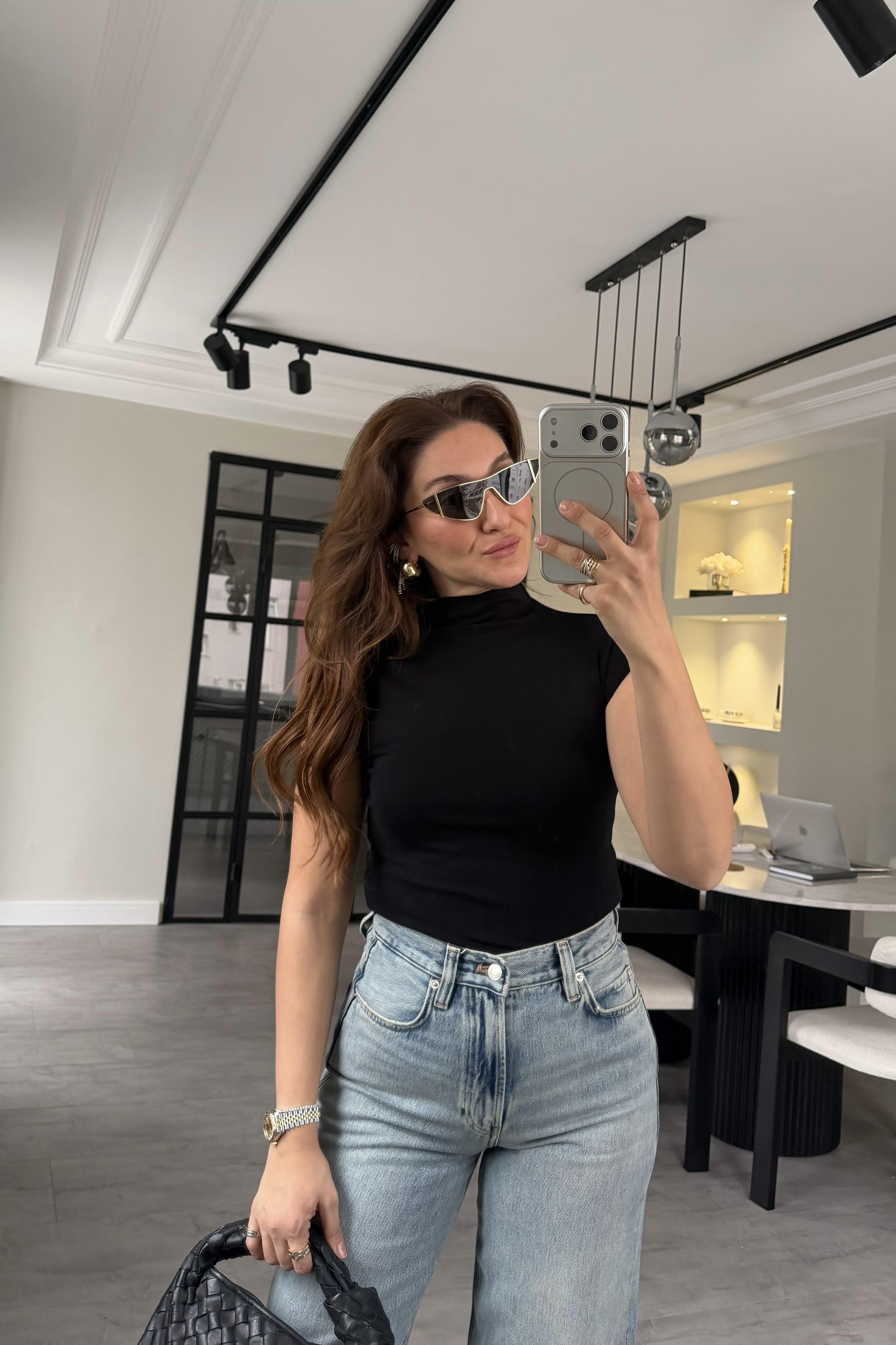 BALIKÇI YAKA KISA KOL BODY/17220