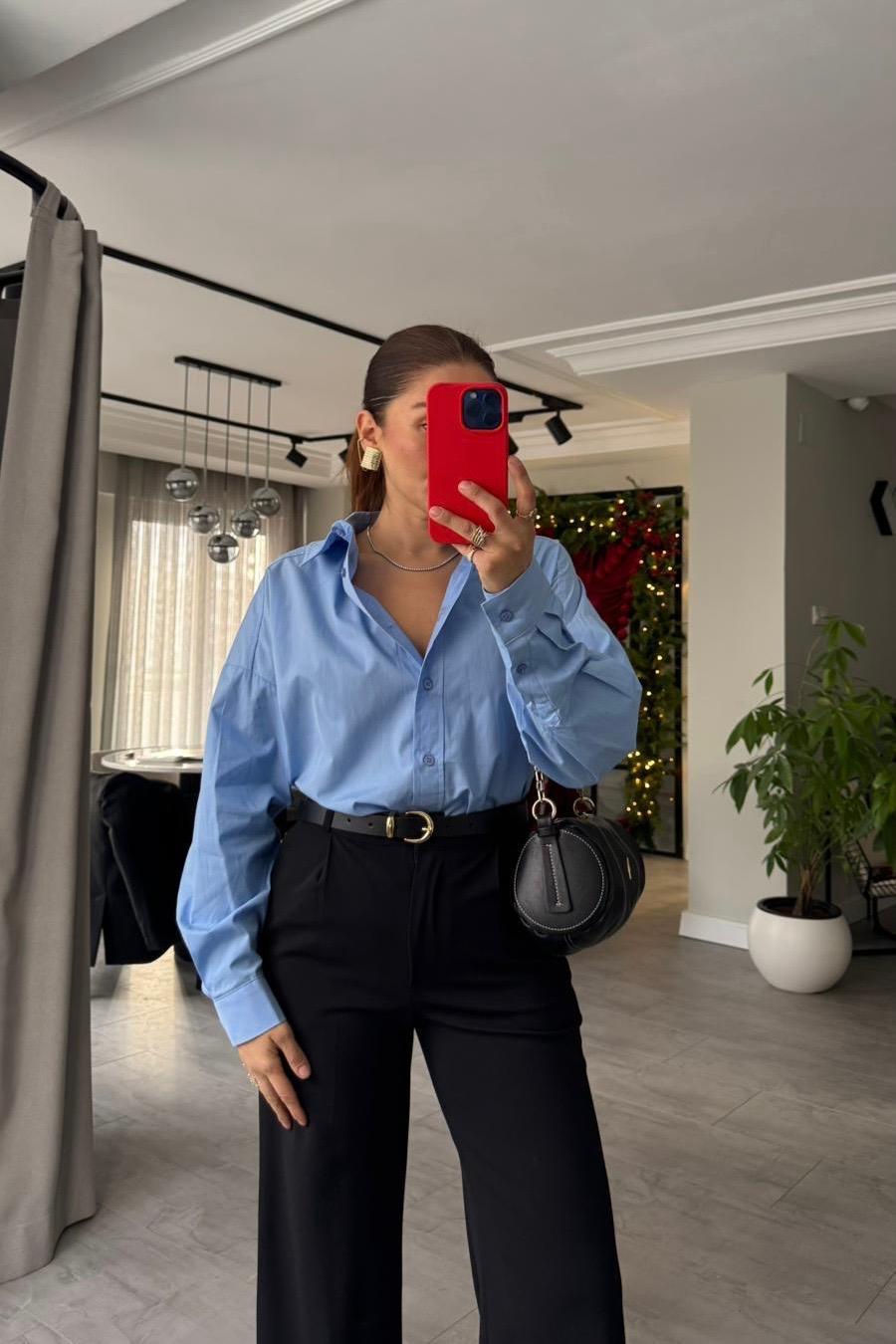 OVERSIZE POPLİN GÖMLEK/4943